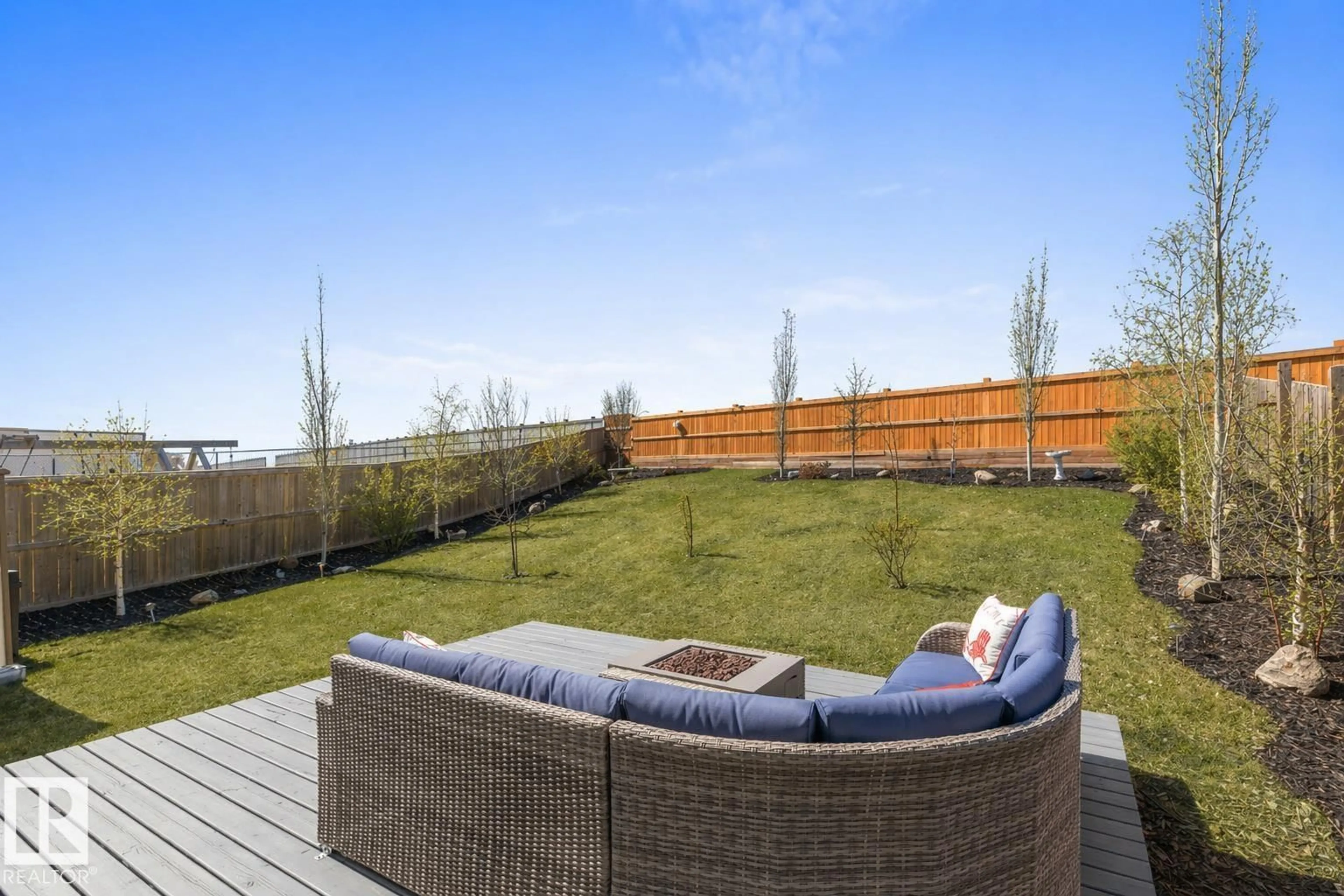 Patio, water/lake/river/ocean view for 66 DUNLOP WD, Leduc Alberta T9E0N3