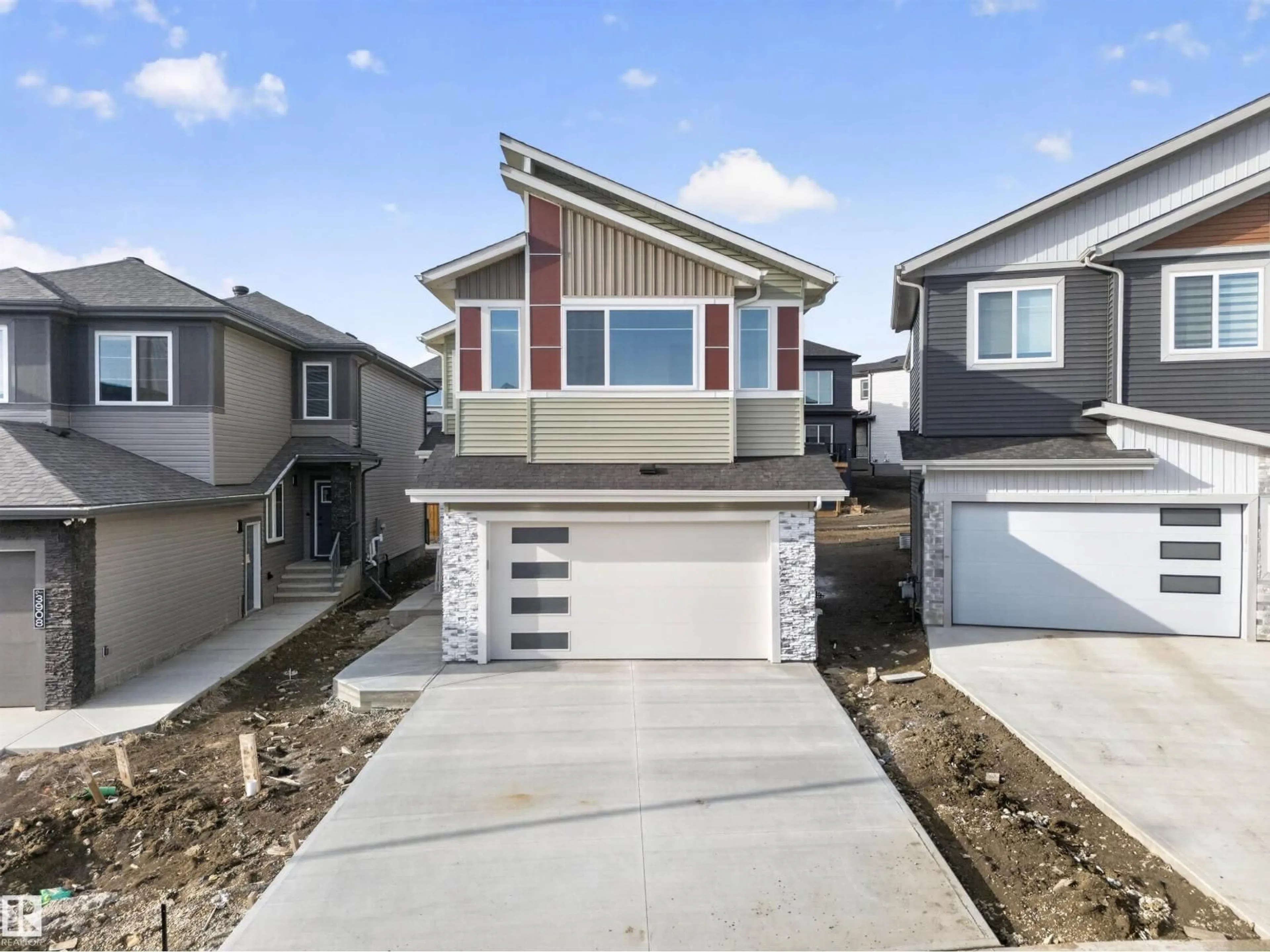 Home with vinyl exterior material, street for 3906 41 AV, Beaumont Alberta T4X3B5