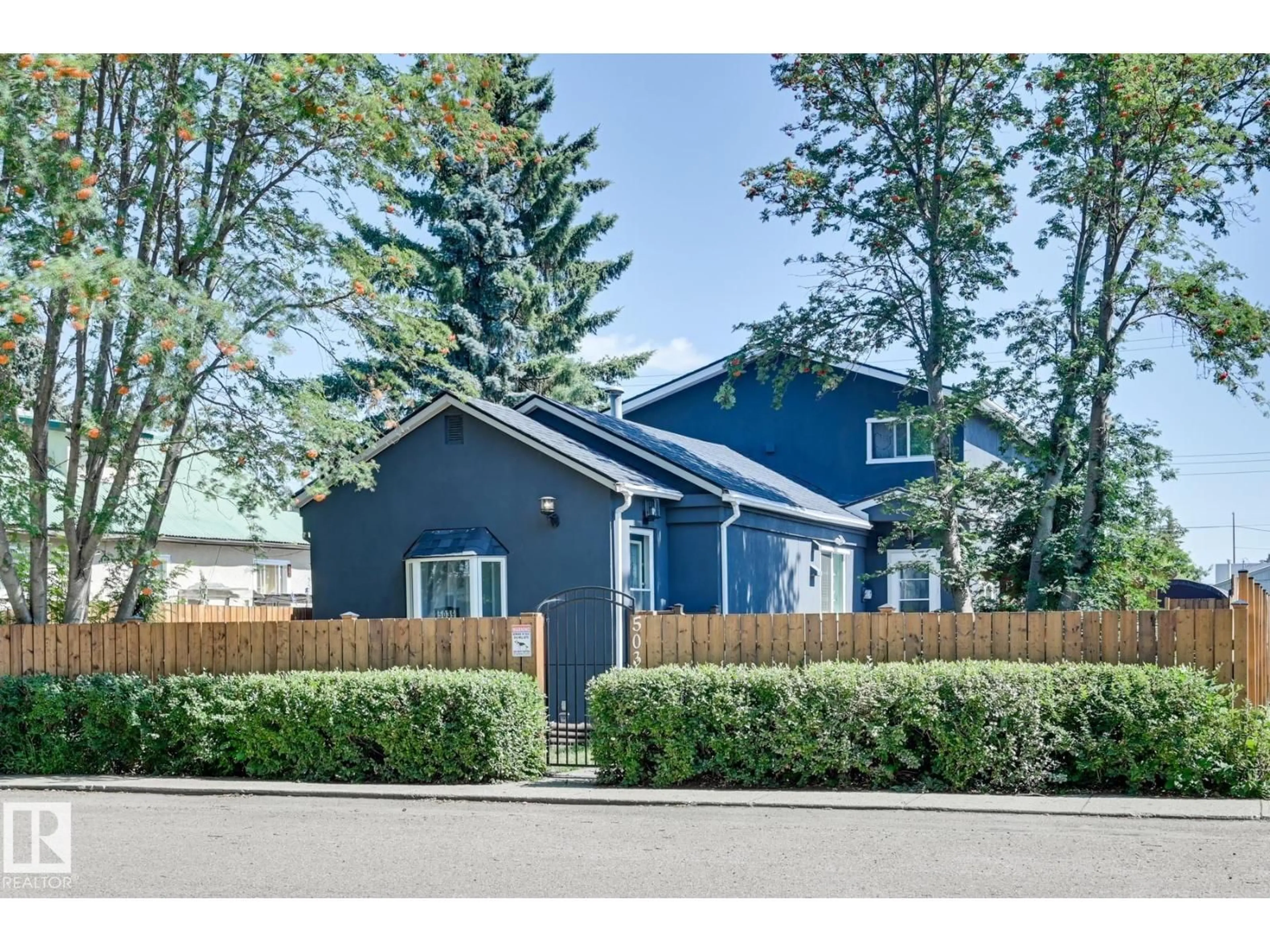 Home with vinyl exterior material, street for 5039 52 ST, Andrew Alberta T0B0C0