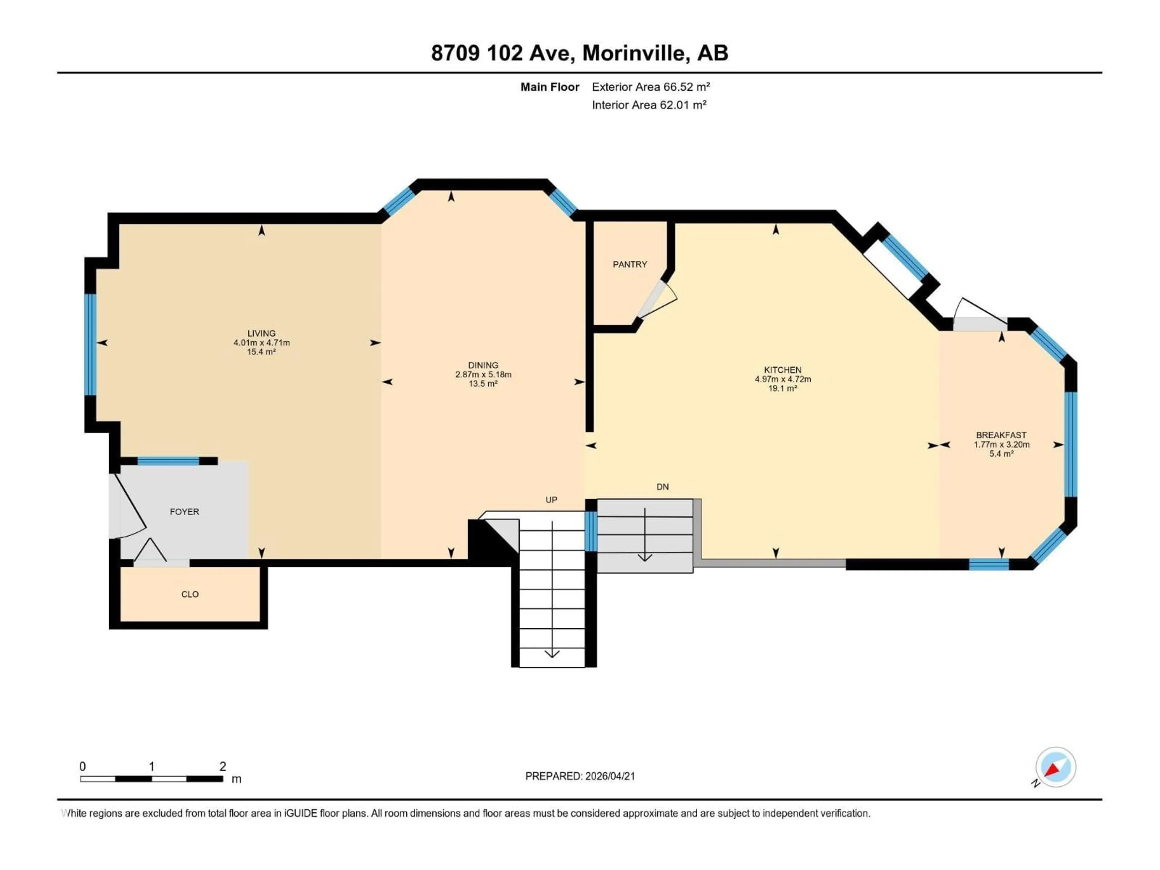 Floor plan for 8709 102 AV, Morinville Alberta T8R1B7
