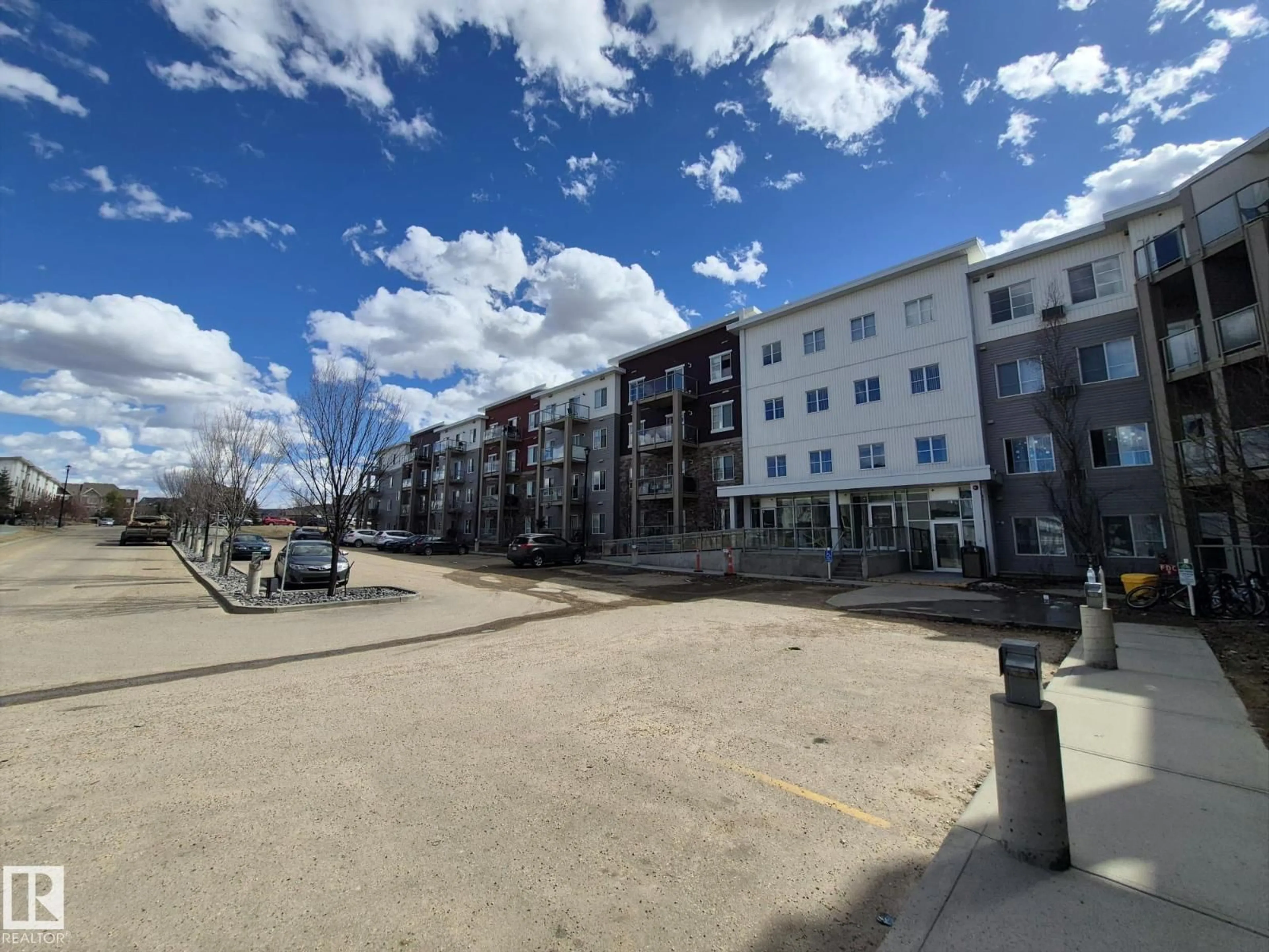 A pic from outside/outdoor area/front of a property/back of a property/a pic from drone, unknown for #303 - 812 WELSH DR, Edmonton Alberta T6X1Y7