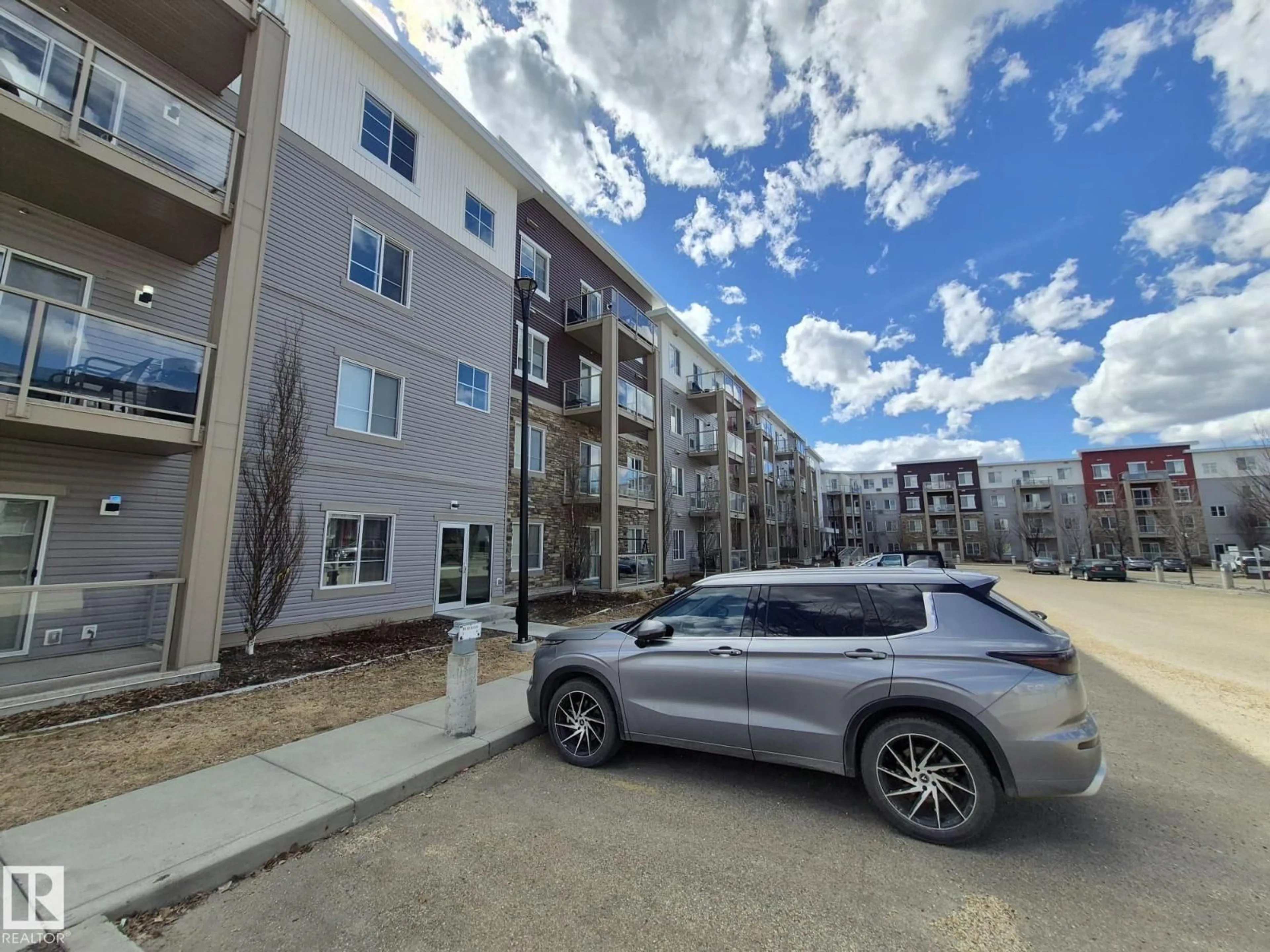 A pic from outside/outdoor area/front of a property/back of a property/a pic from drone, unknown for #303 - 812 WELSH DR, Edmonton Alberta T6X1Y7
