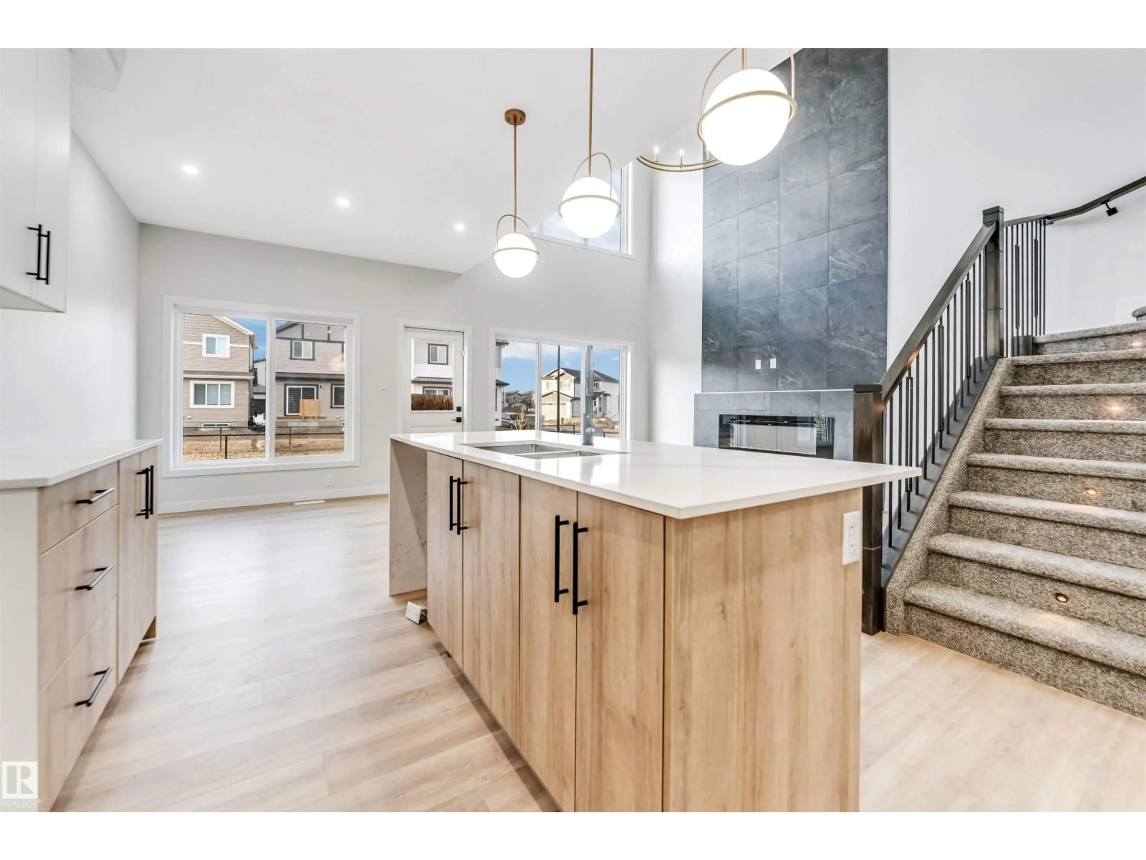 Open concept kitchen, unknown for NW - 8712 181 AV, Edmonton Alberta T5Z0E3