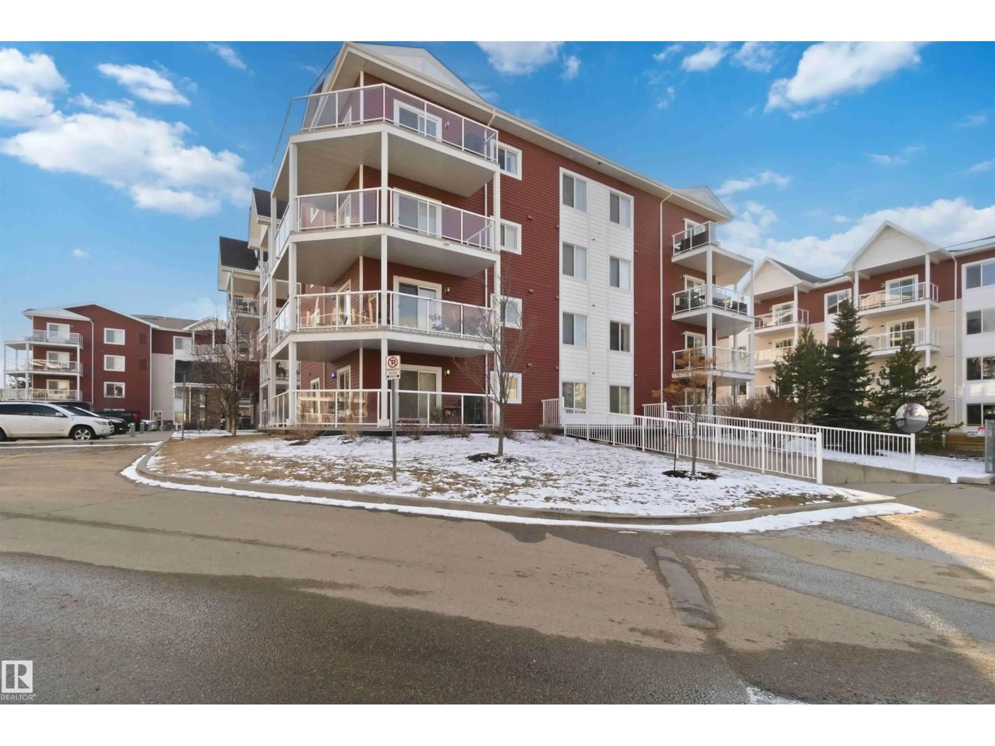 A pic from outside/outdoor area/front of a property/back of a property/a pic from drone, unknown for 114 - 2207 44 AV, Edmonton Alberta T6T0T2