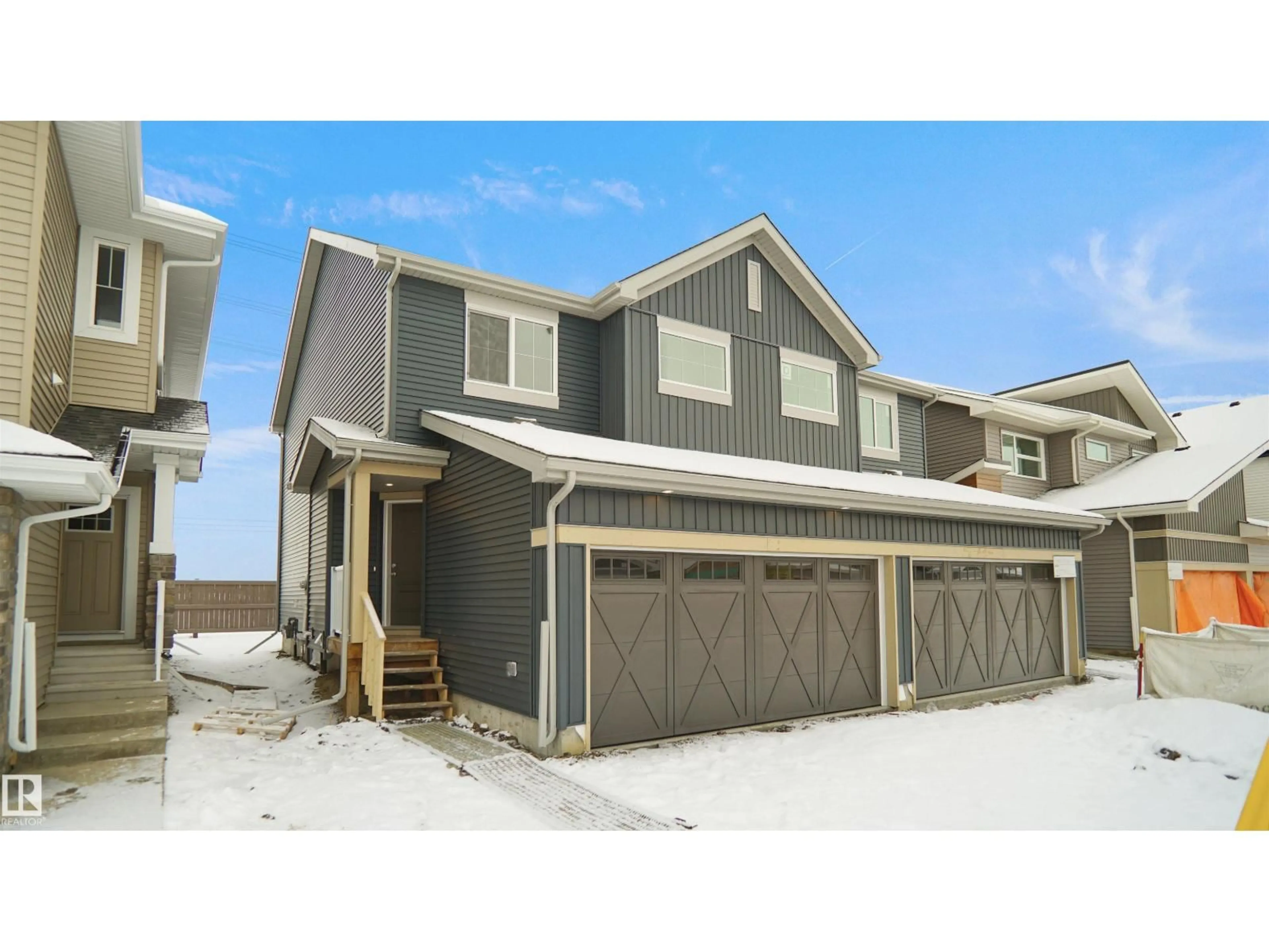 Home with vinyl exterior material, street for SW - 8901 CARSON WY, Edmonton Alberta T6W5H8