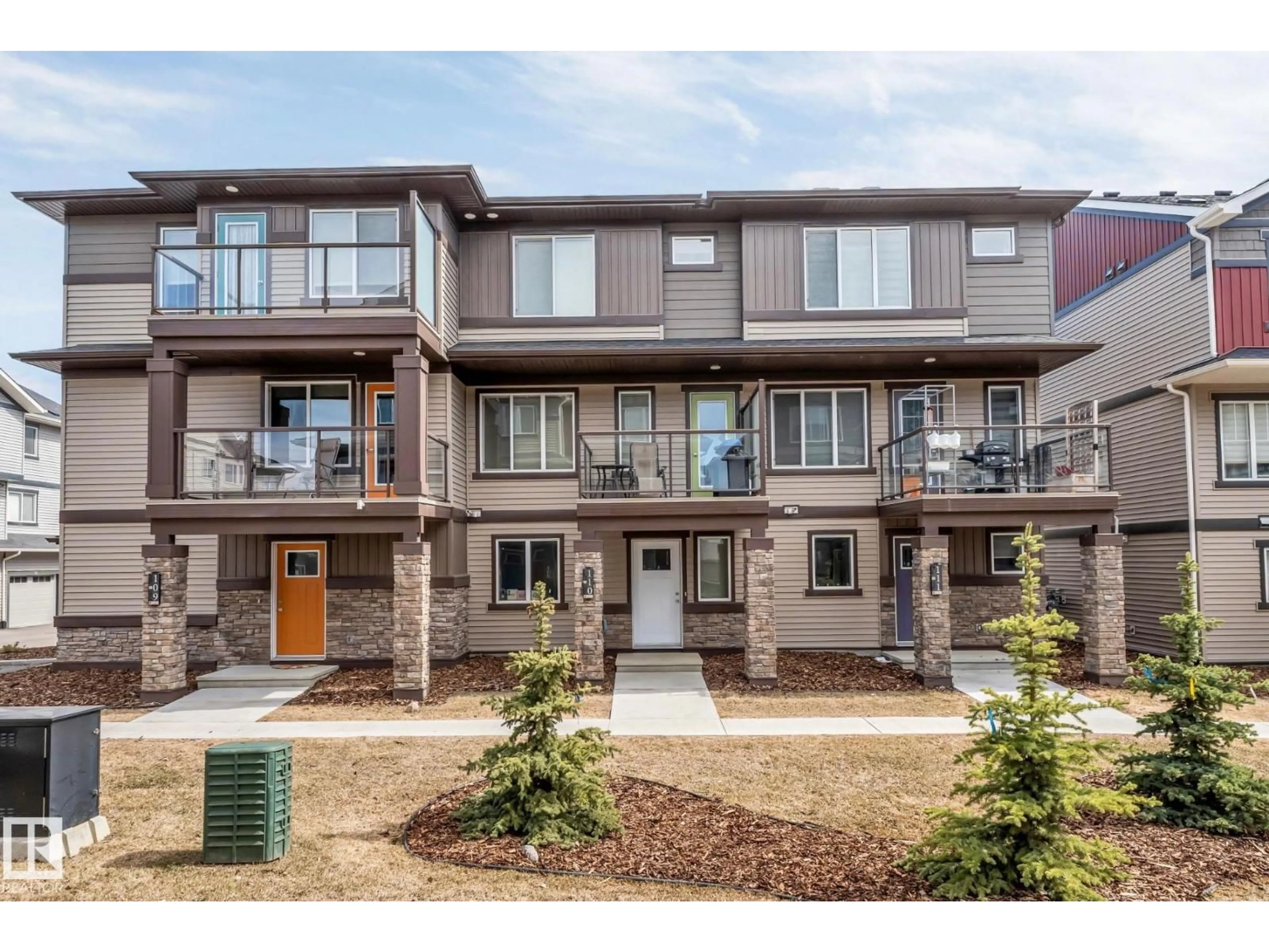 Home with brick exterior material, street for #110 - 1530 TAMARACK BV, Edmonton Alberta T6T2E6