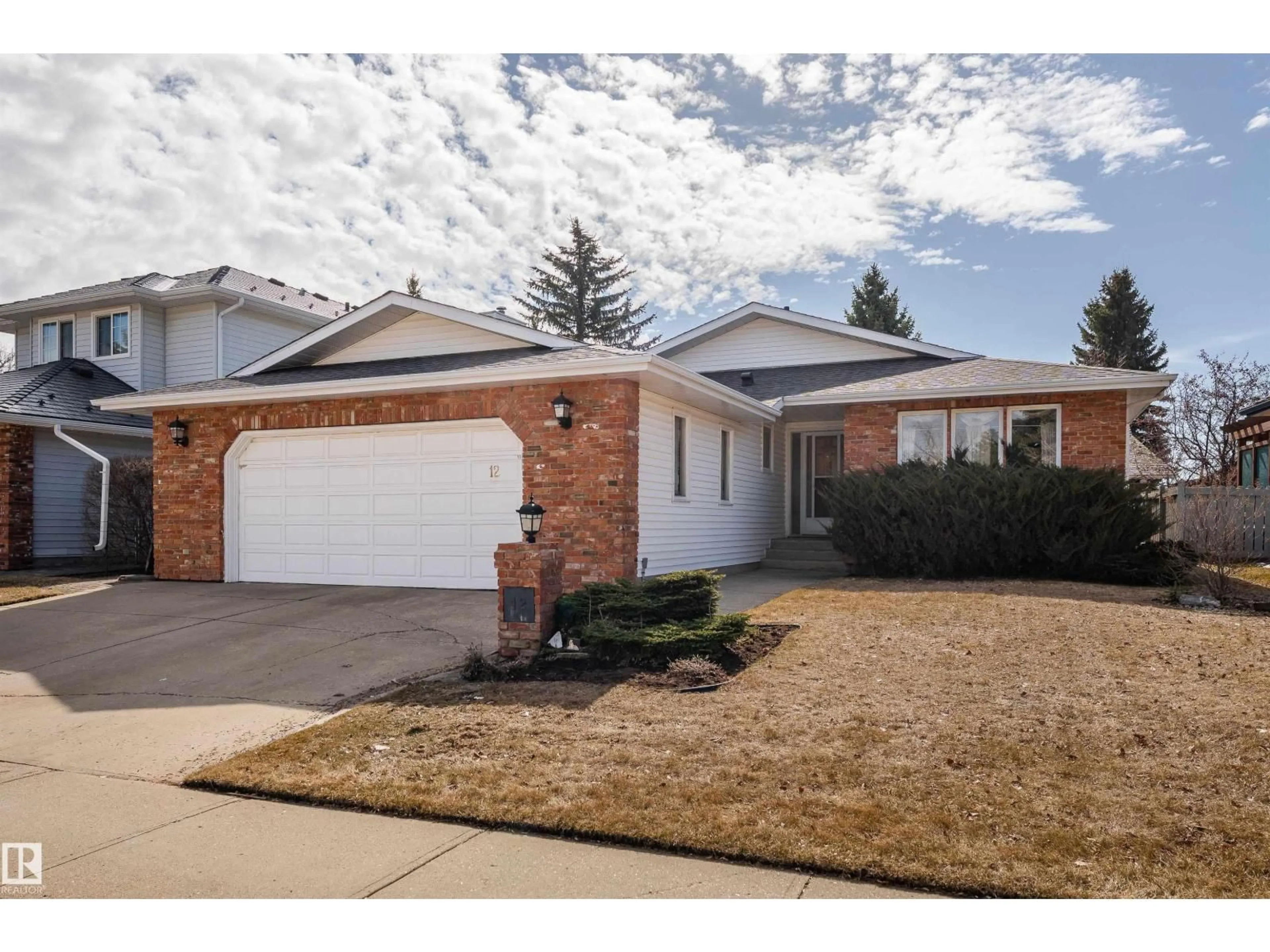 Home with brick exterior material, street for 12 KIRKLEES RD, Sherwood Park Alberta T8A5G9