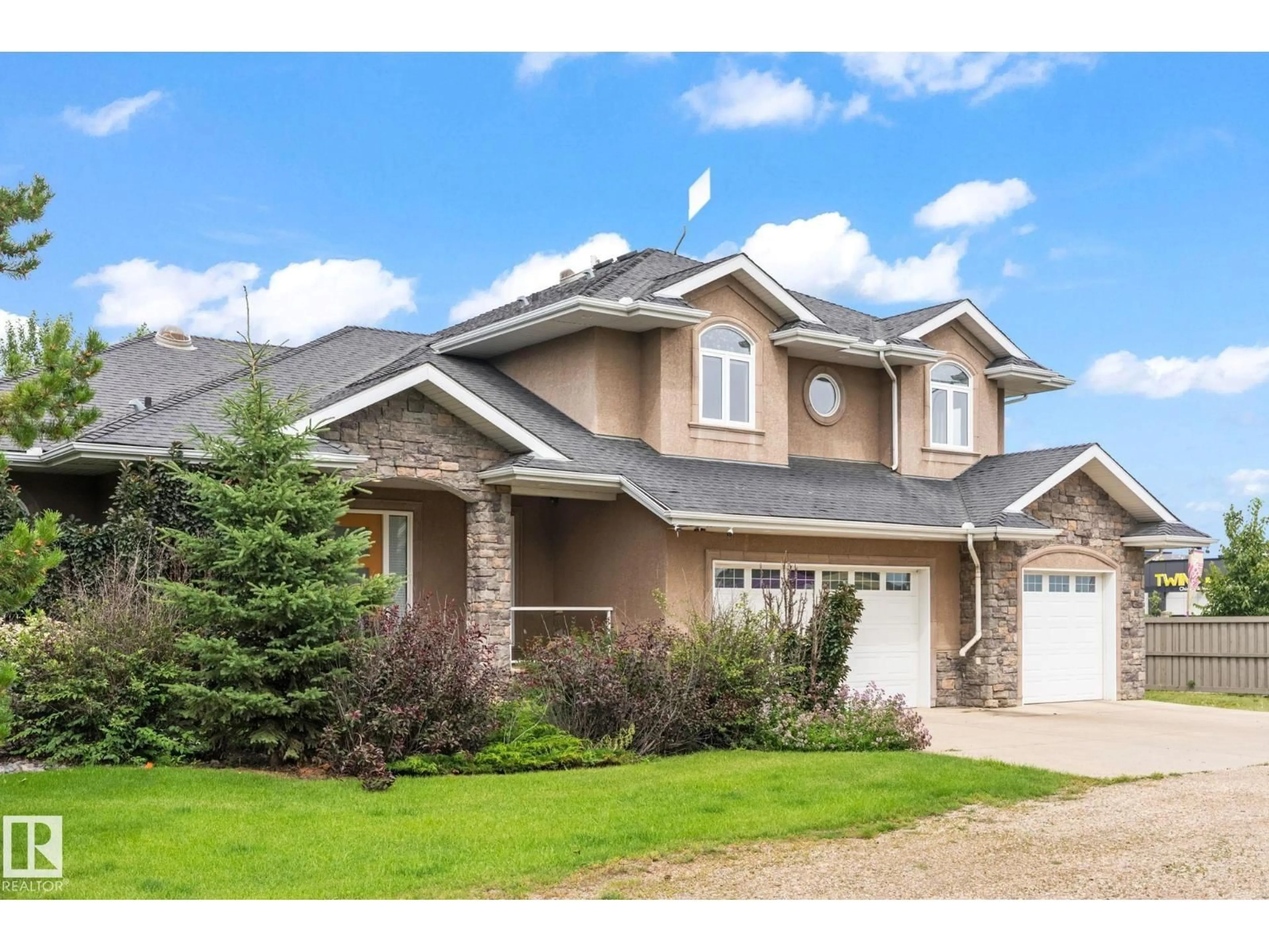 Home with vinyl exterior material, street for SW - 15860 41 AV, Edmonton Alberta T6W1A6