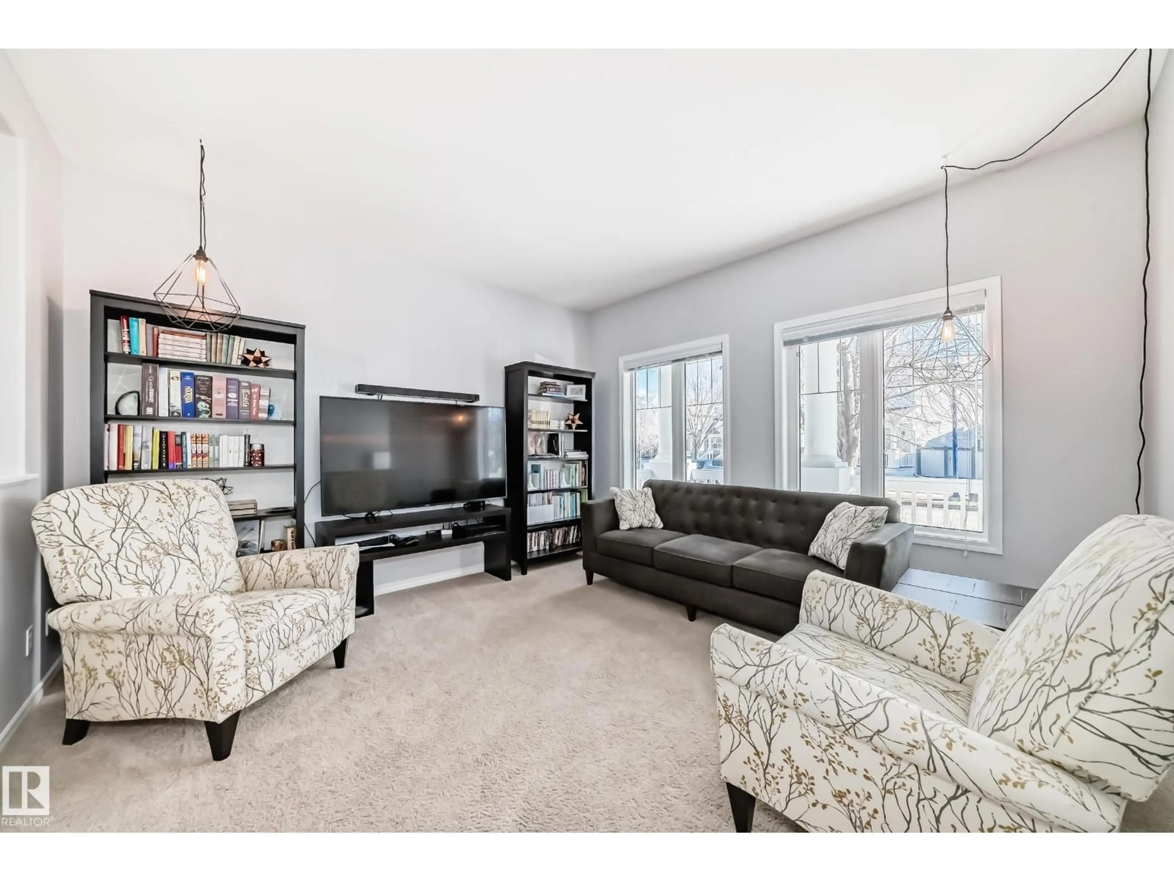 Living room with furniture, unknown for 1128 74 ST, Edmonton Alberta T6X0N7