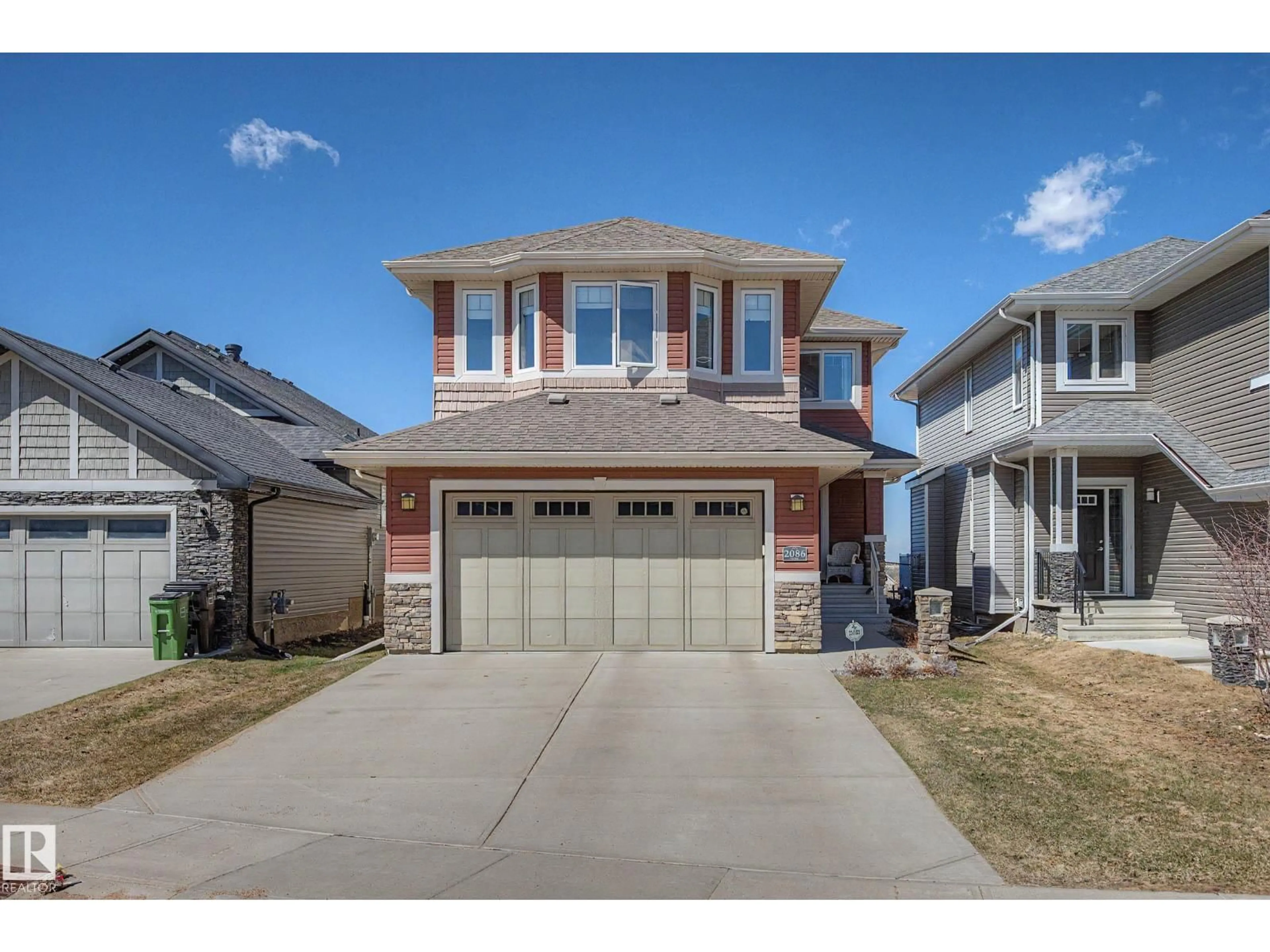 Home with brick exterior material, street for NW - 2086 REDTAIL CM, Edmonton Alberta T5S0H4