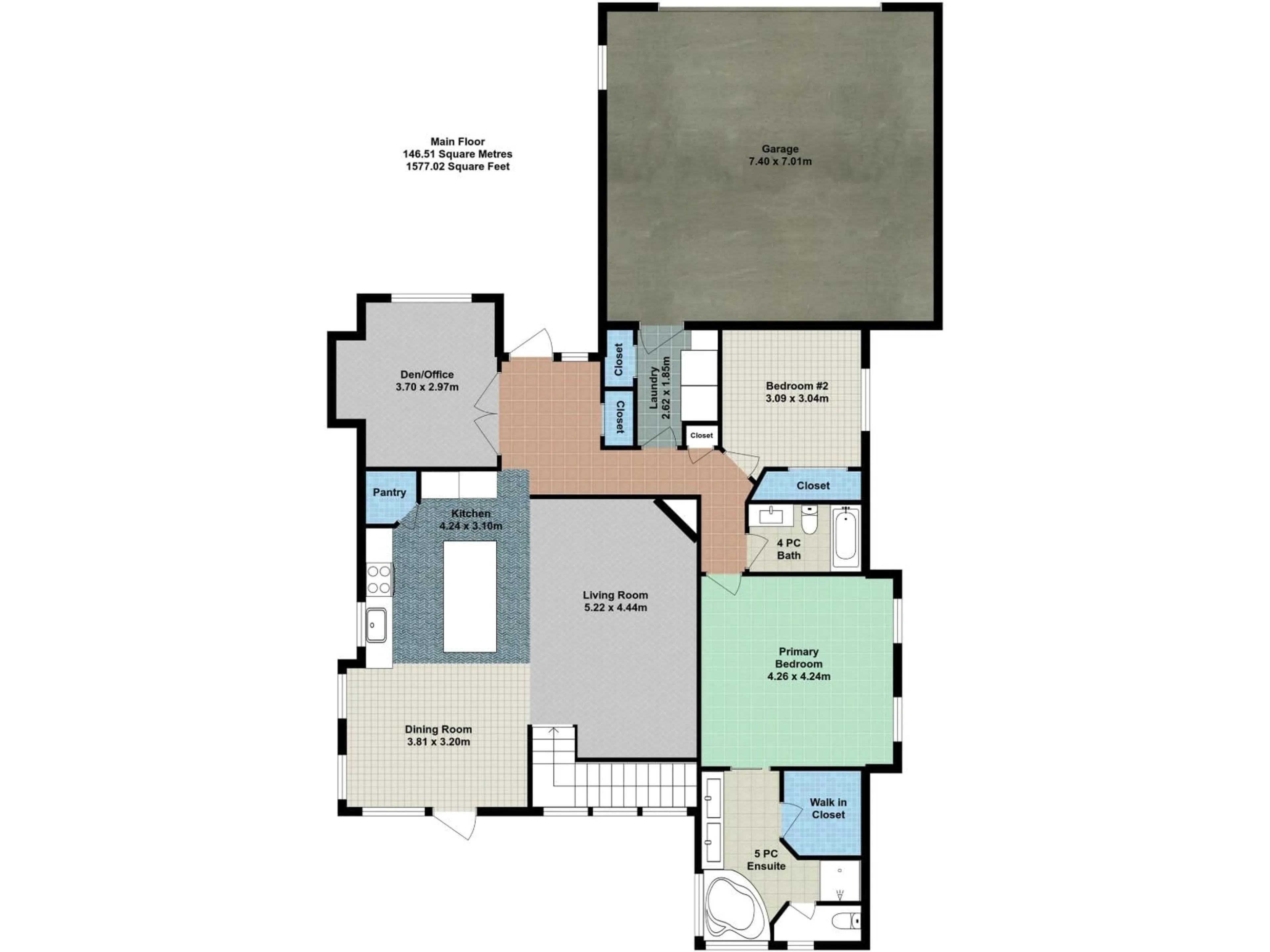 Floor plan for 67 LEONARD DR, St. Albert Alberta T8N6V6