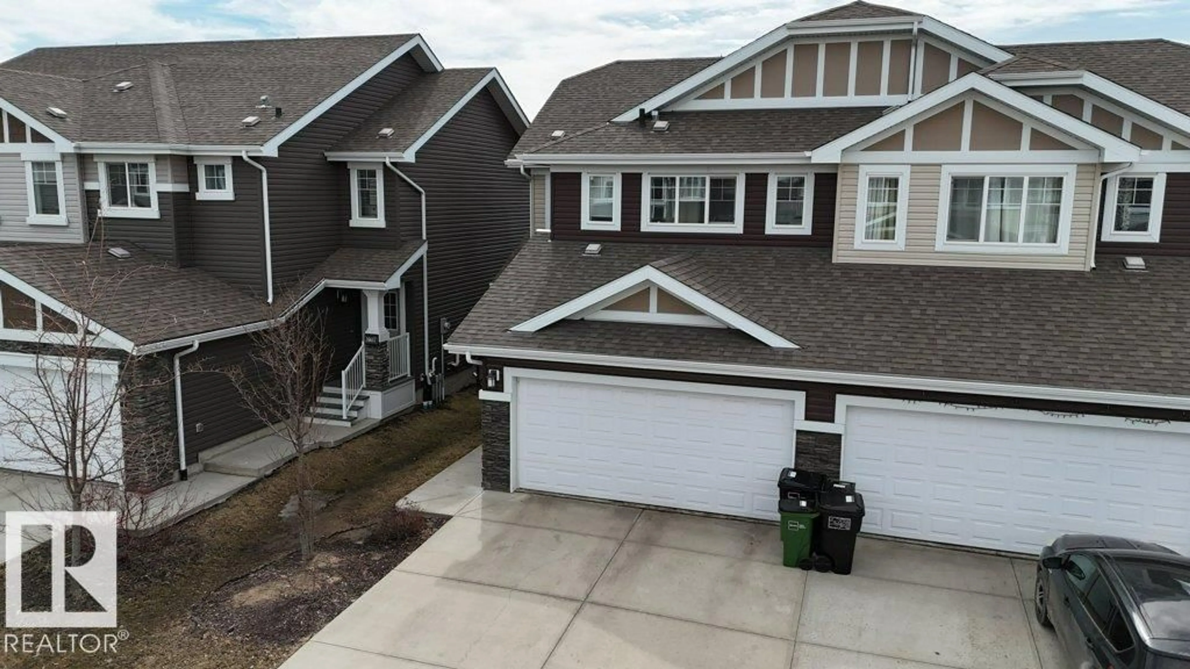 A pic from outside/outdoor area/front of a property/back of a property/a pic from drone, street for SW - 16619 14 AV, Edmonton Alberta T6W3C3