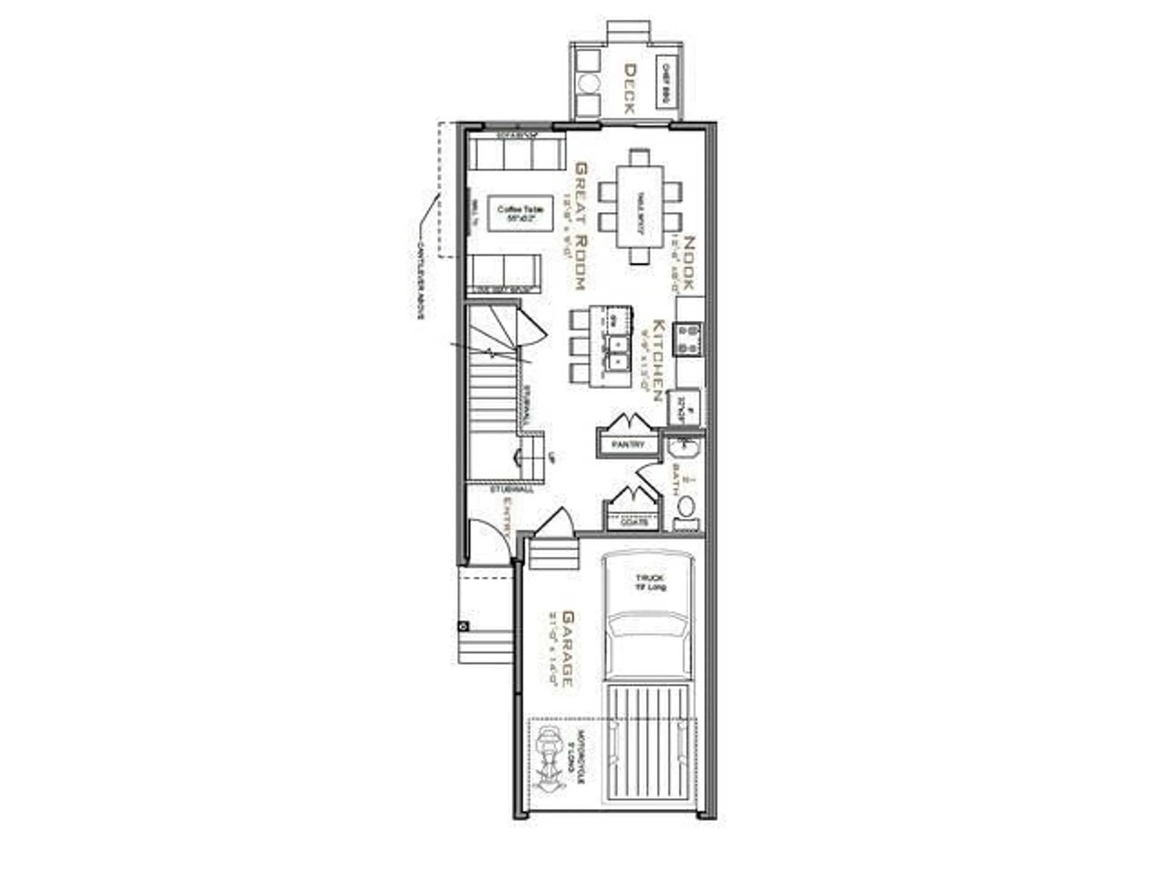 Floor plan for #65 - 5122 213A ST NW, Edmonton Alberta T6M1M6