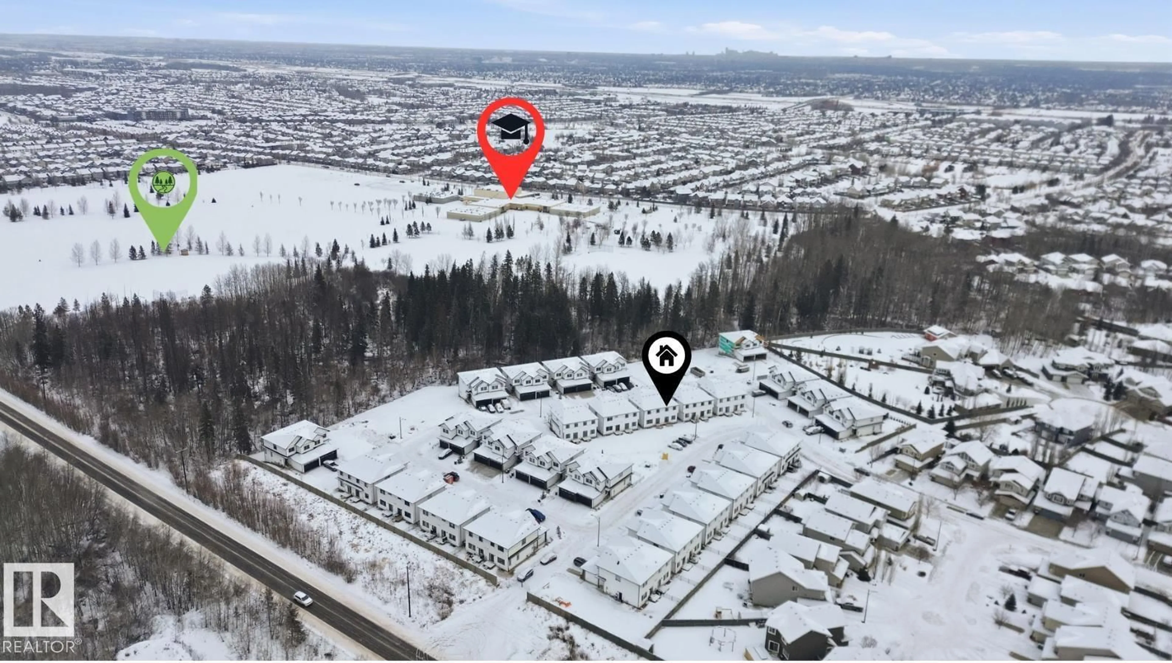 Picture of a map for #65 - 5122 213A ST NW, Edmonton Alberta T6M1M6