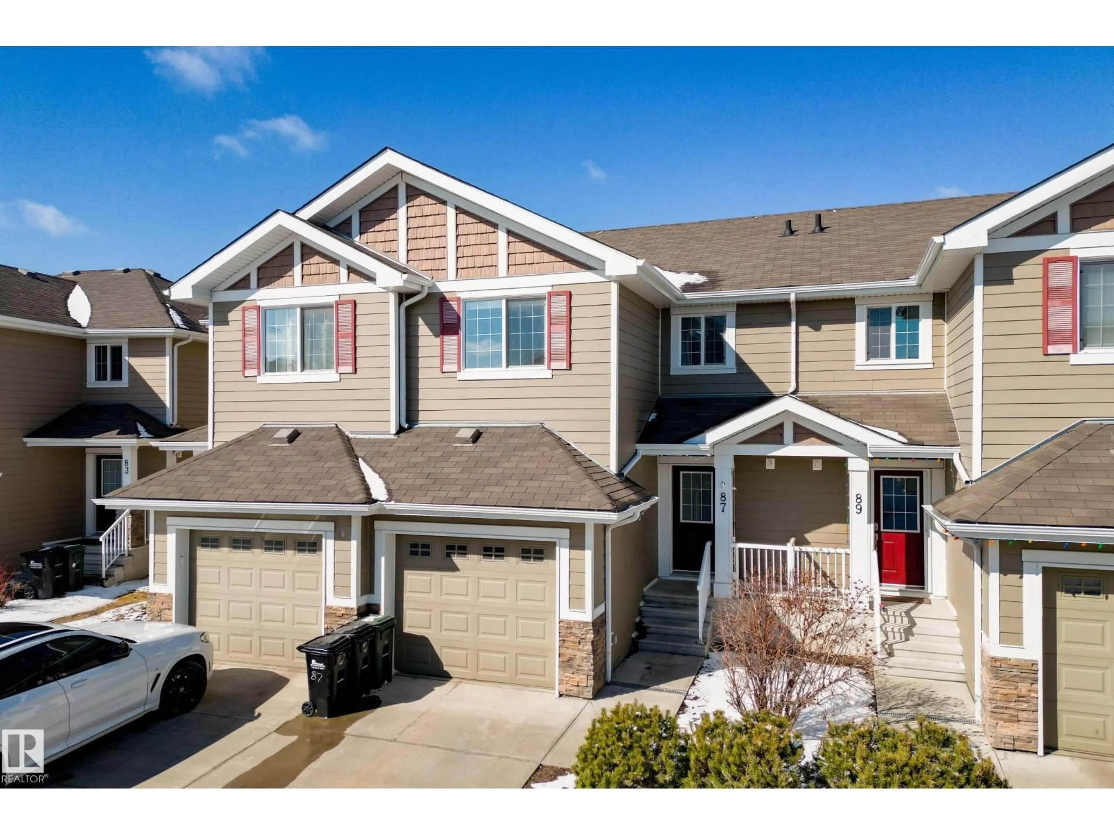 Home with vinyl exterior material, street for #87 - 219 CHARLOTTE WY, Sherwood Park Alberta T8H0K6