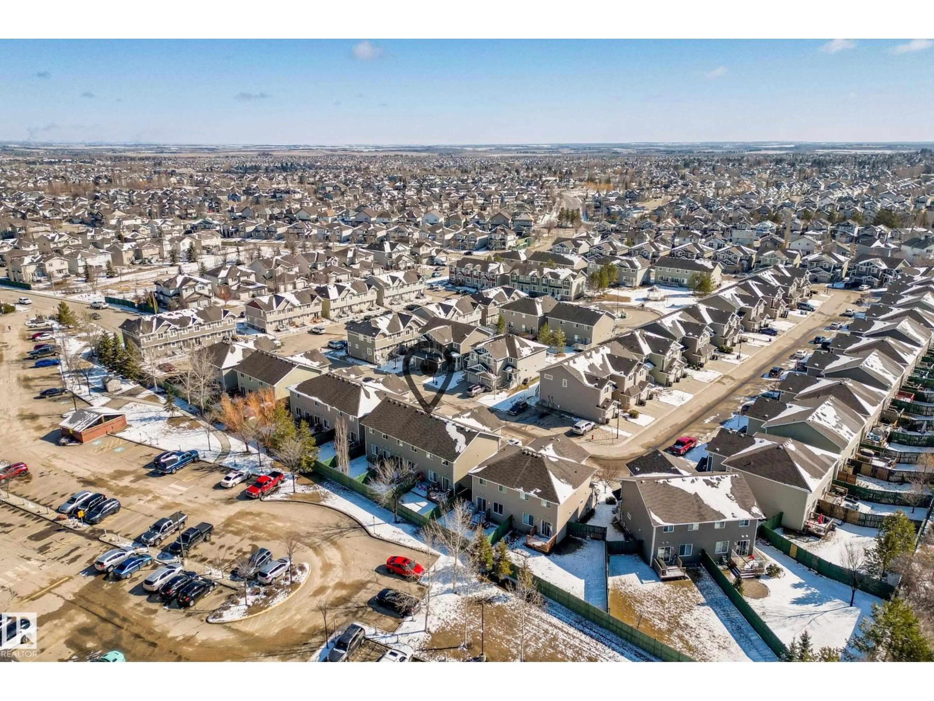 A pic from outside/outdoor area/front of a property/back of a property/a pic from drone, street for #87 - 219 CHARLOTTE WY, Sherwood Park Alberta T8H0K6