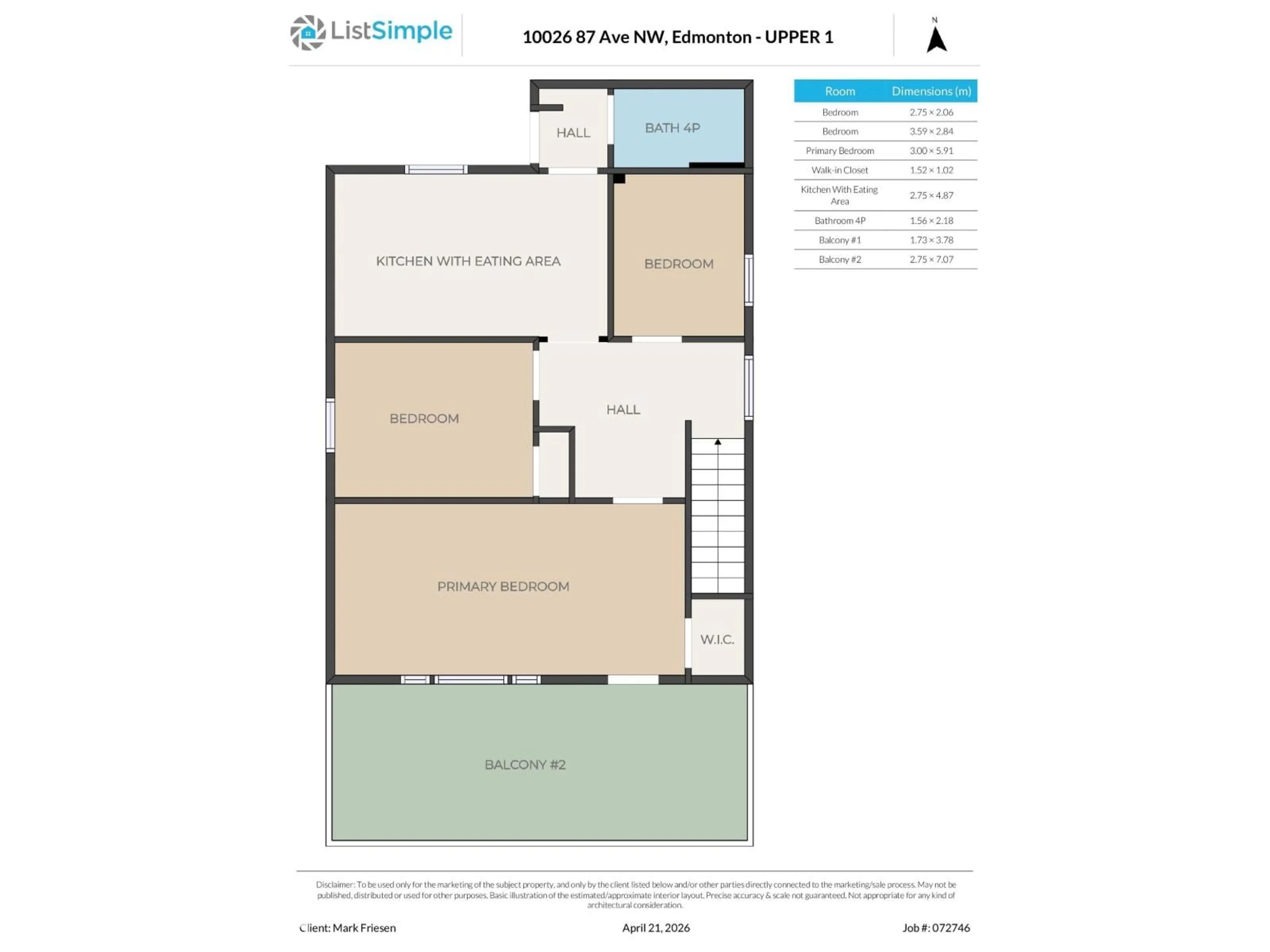 Floor plan for 10026 87 AV, Edmonton Alberta T6E2N9
