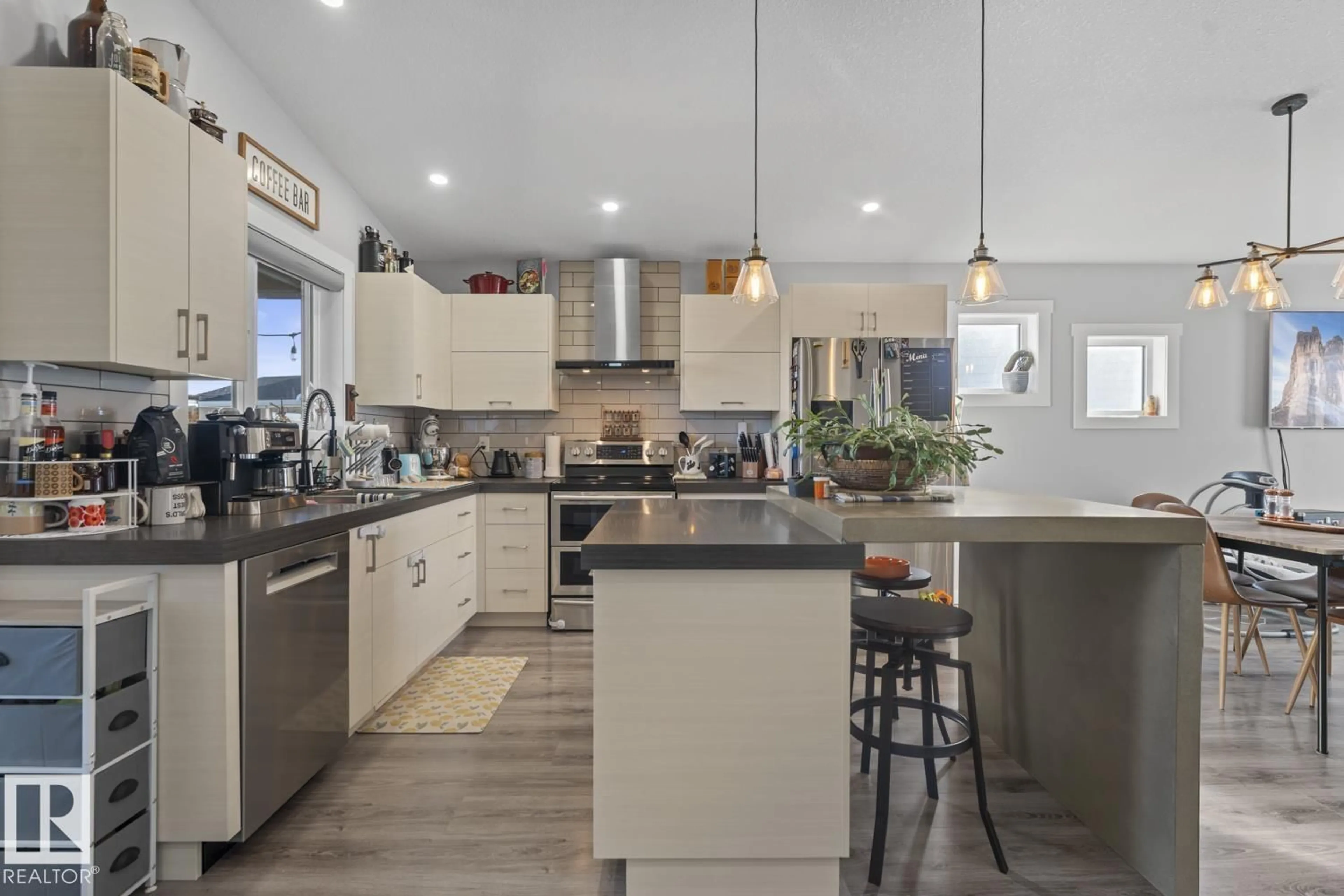 Open concept kitchen, ceramic/tile floor for 404 LAKEWOOD WY, Cold Lake Alberta T9M0K7