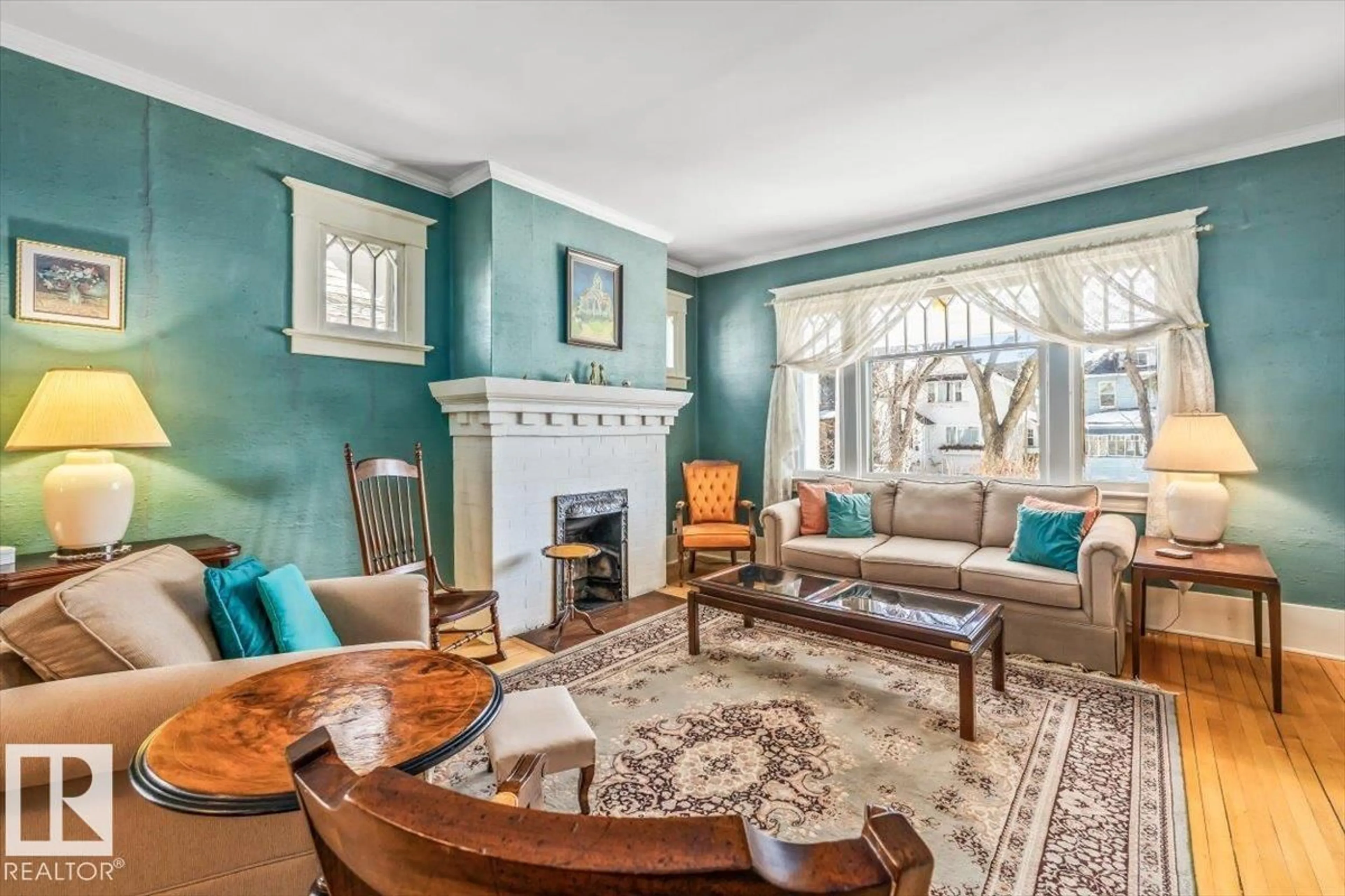 Living room with furniture, unknown for 10818 125 ST, Edmonton Alberta T5M0L4