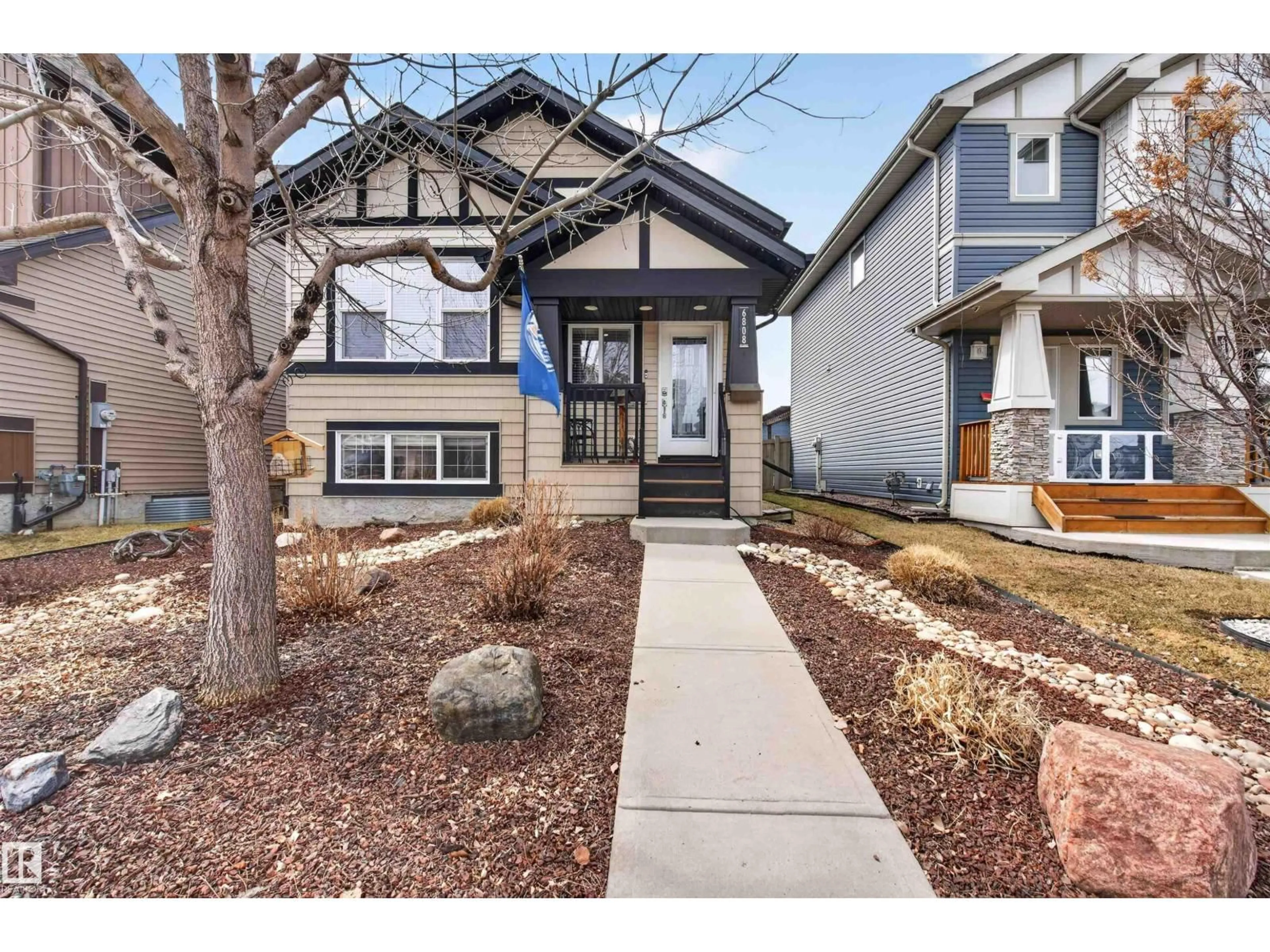 Home with brick exterior material, street for 6808 CARDINAL LI, Edmonton Alberta T6W1Y9