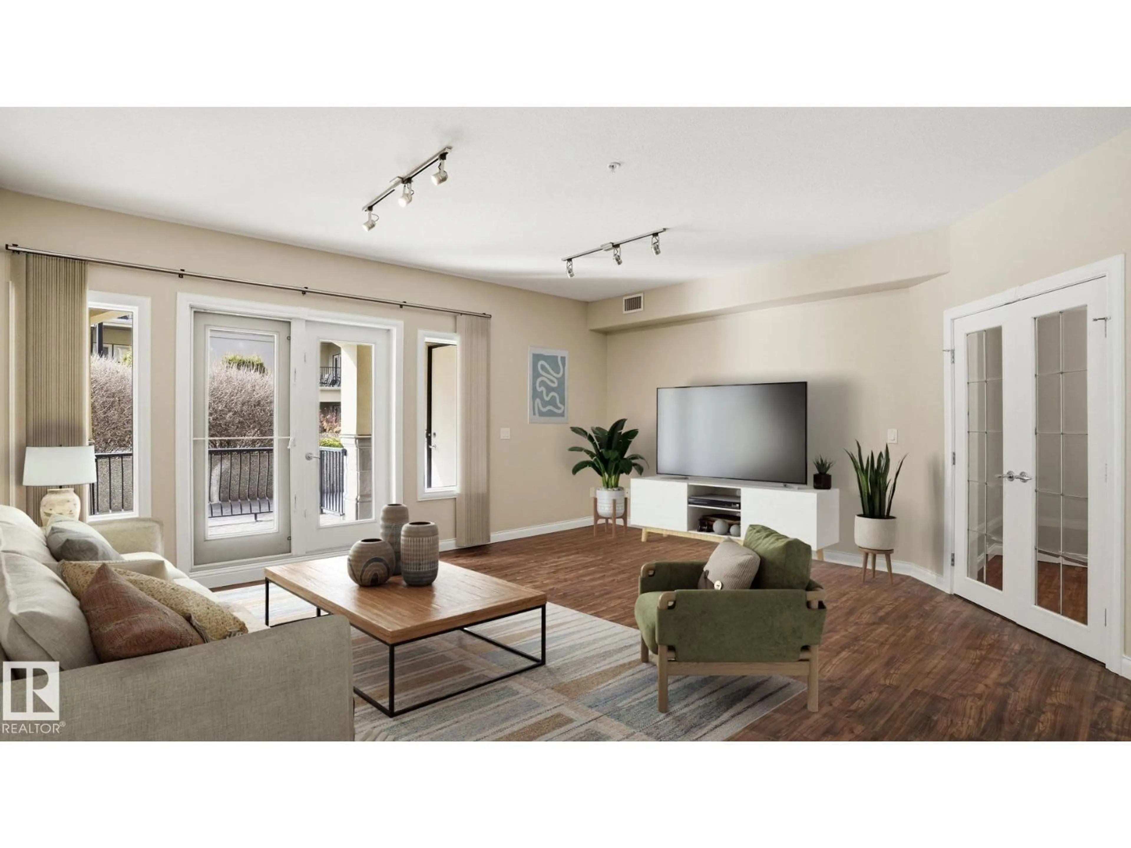 Living room with furniture, unknown for #138 - 1406 HODGSON WY, Edmonton Alberta T6R3K1