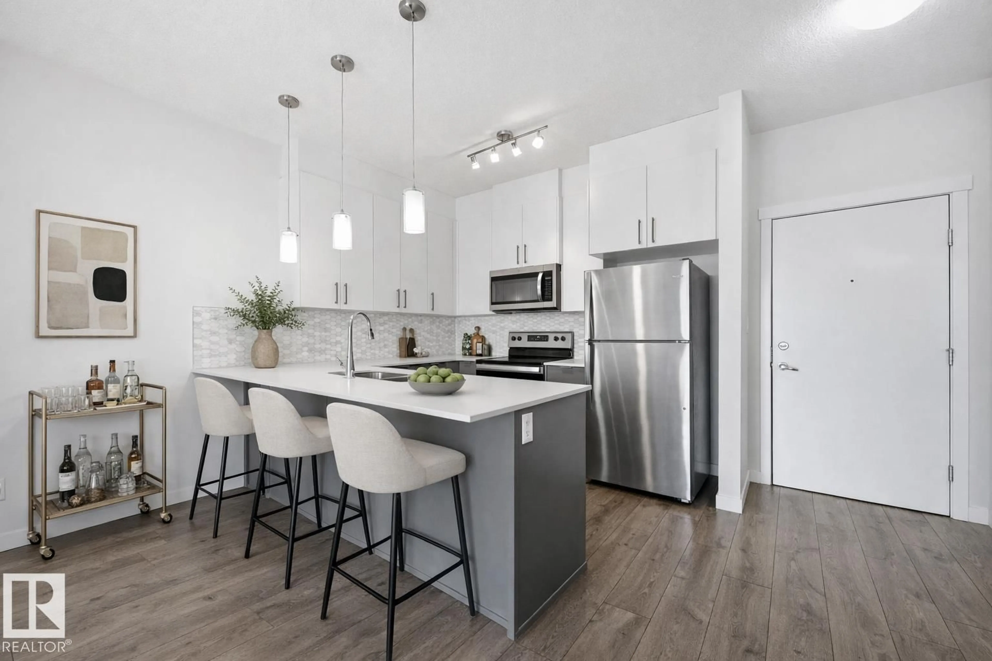 Open concept kitchen, unknown for 812 - 317 WELSH DR, Edmonton Alberta T6X1Y7
