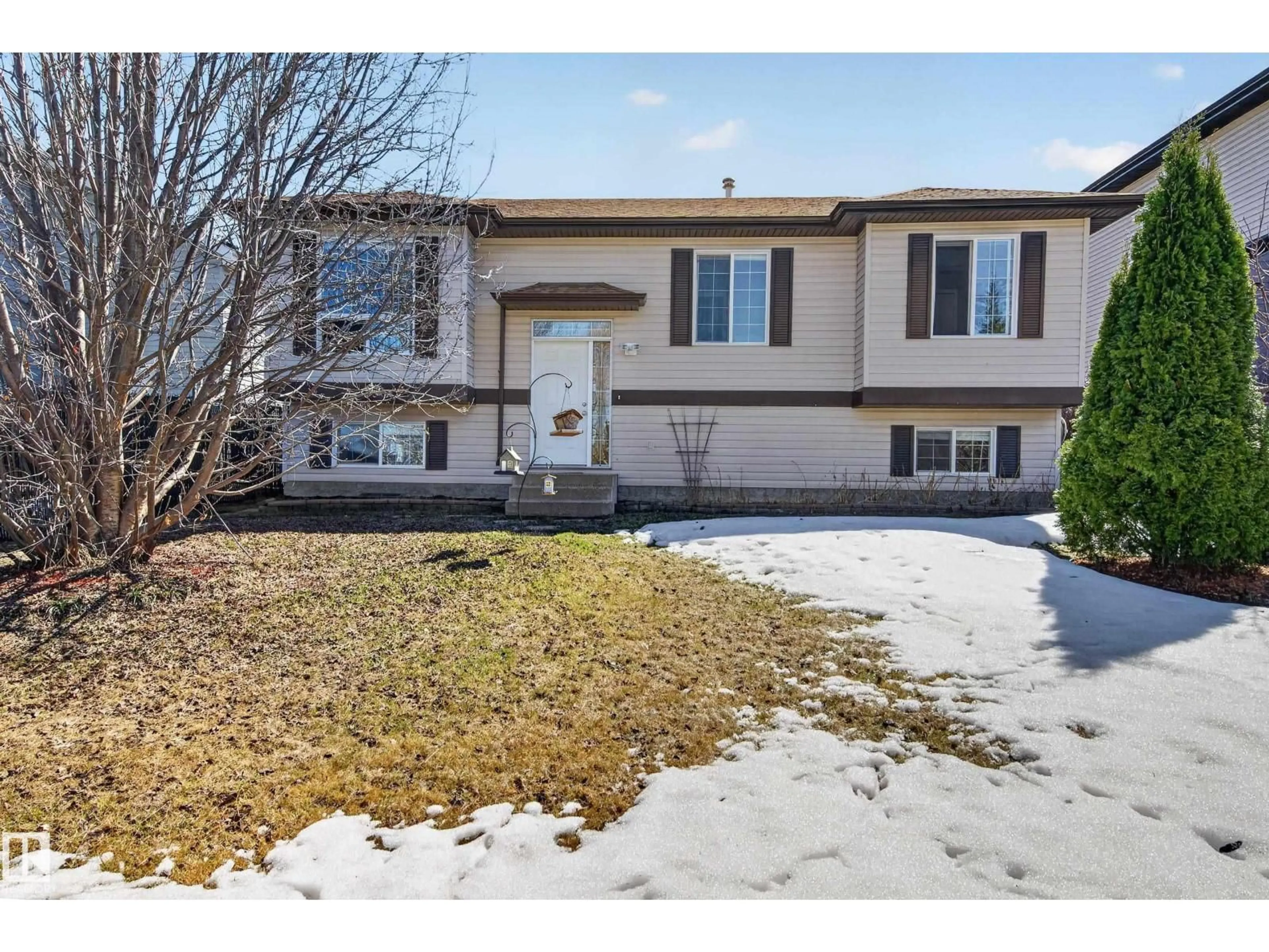 Home with vinyl exterior material, street for 28 SPRUCE MEADOW LN, Bon Accord Alberta T0A0K0
