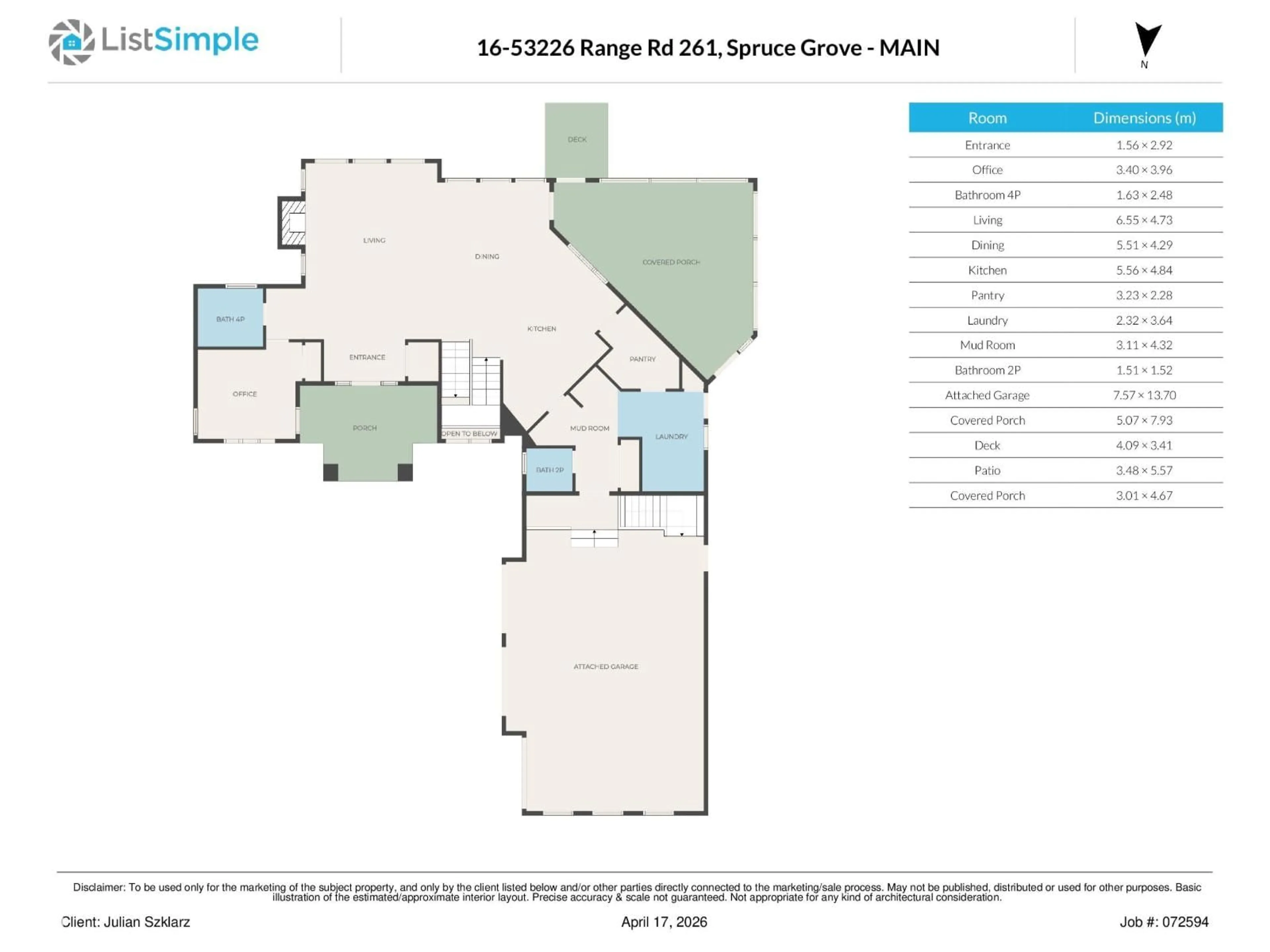 Floor plan for 53226 - 16 RGE ROAD 261, Rural Parkland County Alberta T7Y1A3