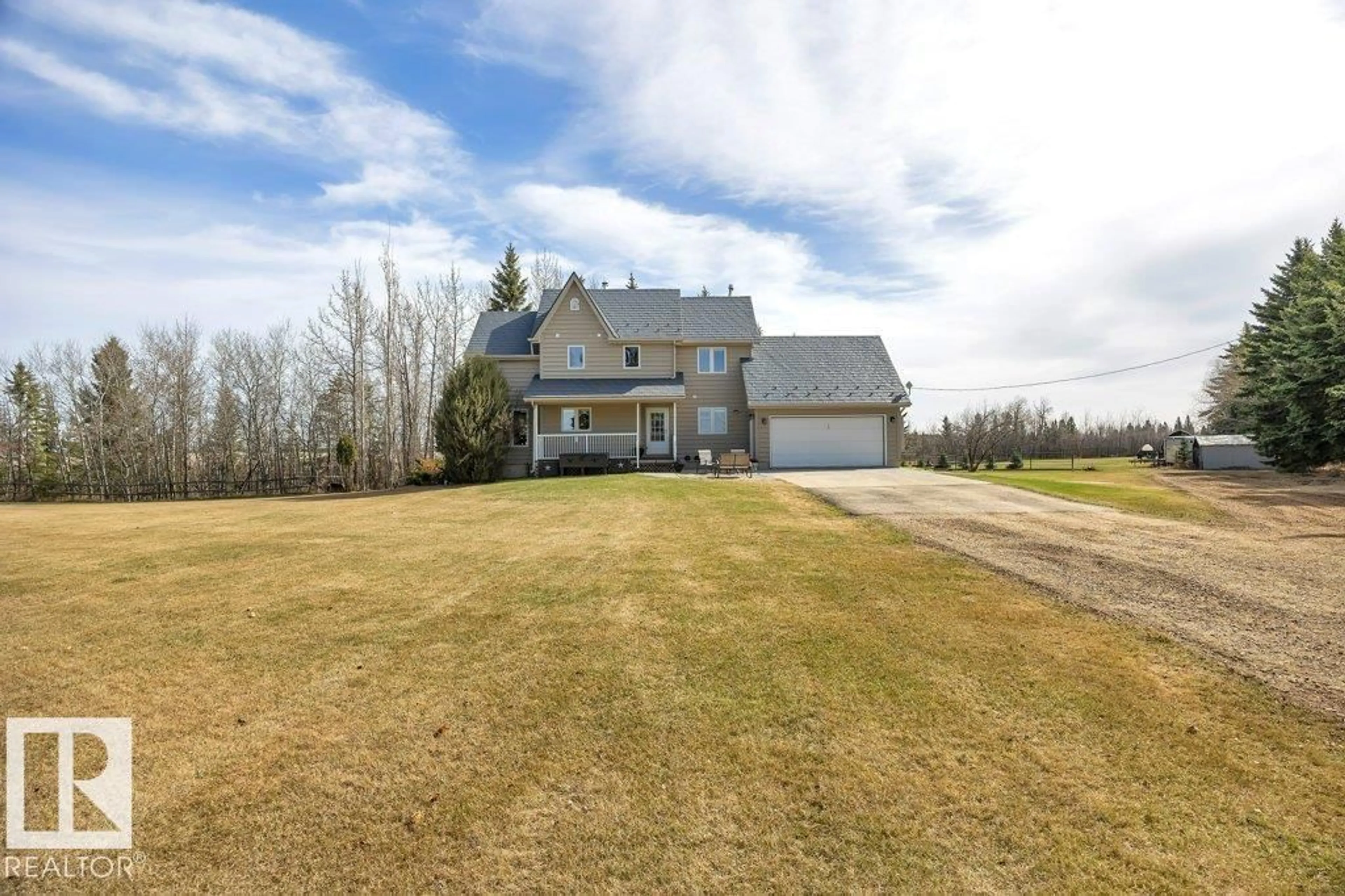 A pic from outside/outdoor area/front of a property/back of a property/a pic from drone, street for 464015 RANGE ROAD 234, Rural Wetaskiwin County Alberta T9A1X1