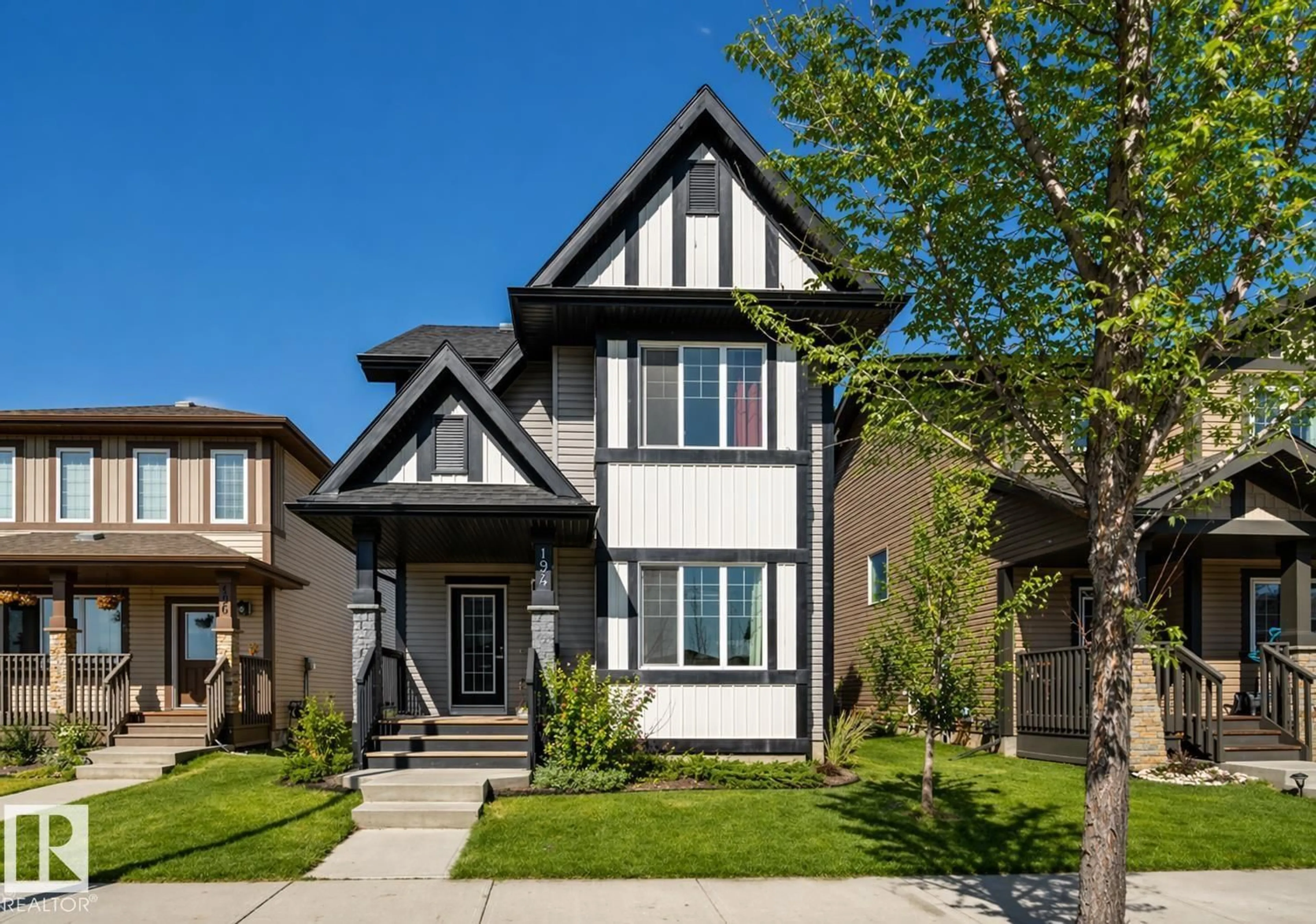Home with brick exterior material, street for 194 ALLARD LINK, Edmonton Alberta T6W2J2