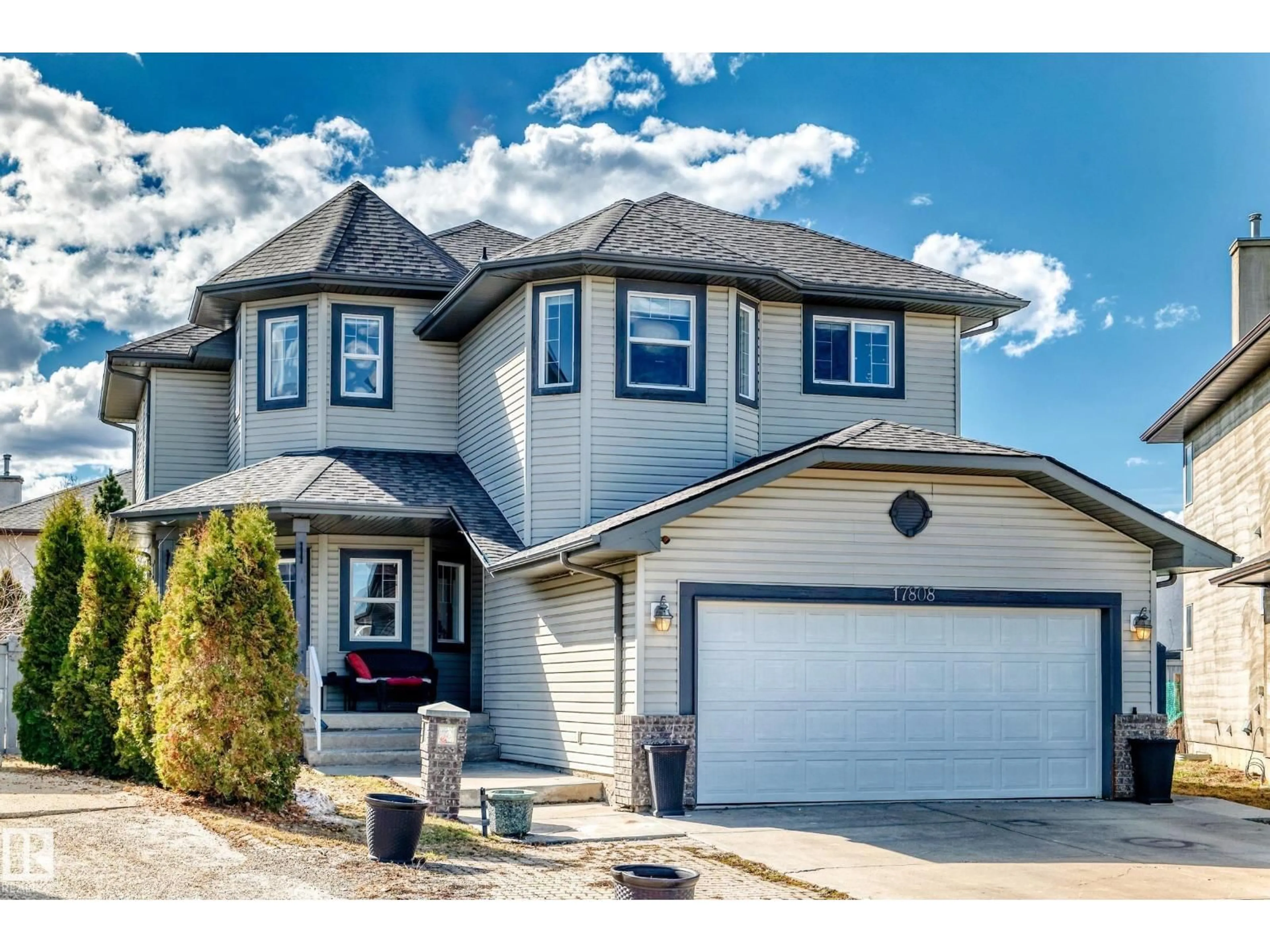 Home with vinyl exterior material, street for NW - 17808 109 ST, Edmonton Alberta T5X6H6