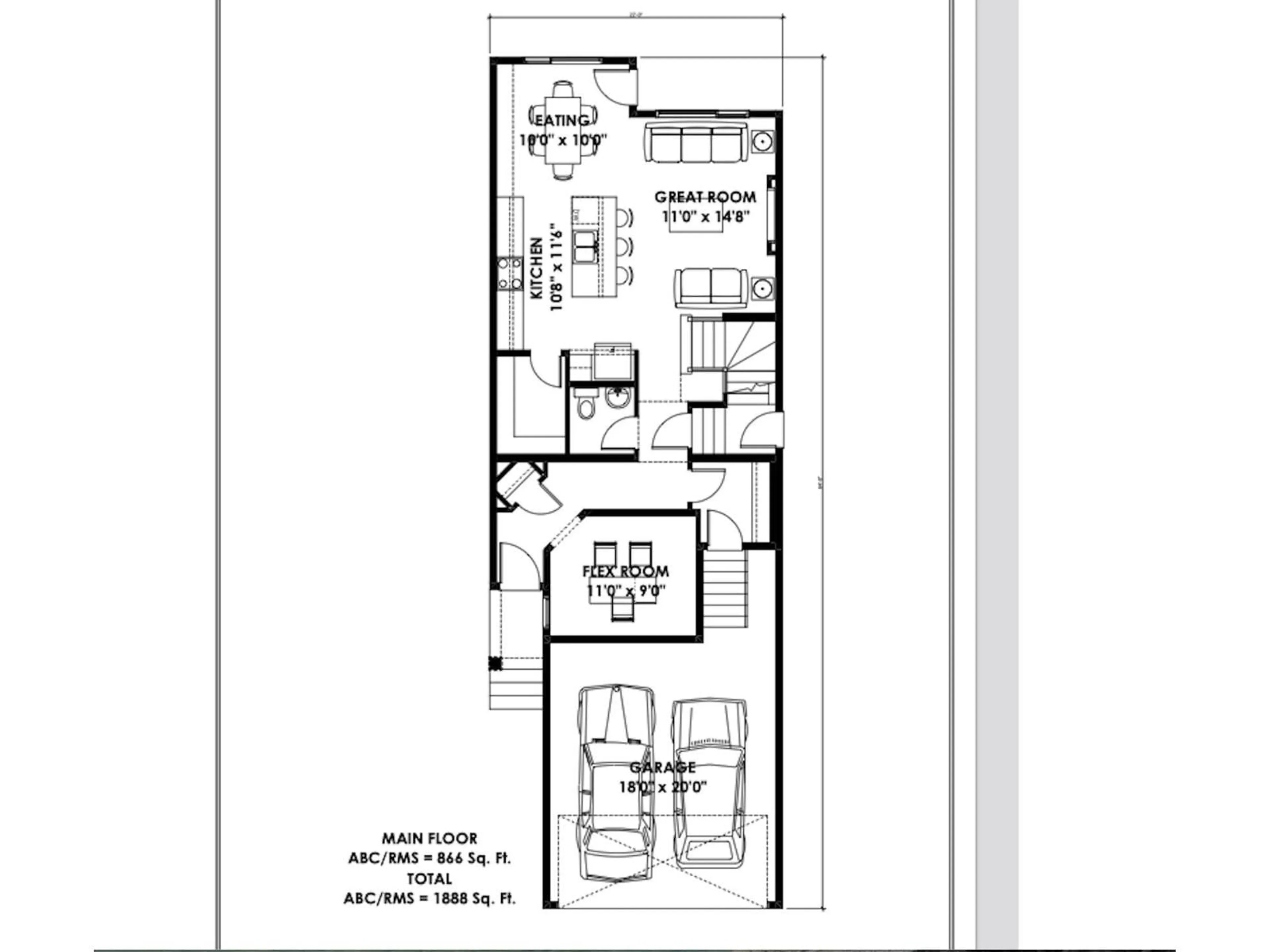 Floor plan for 179 STILES BN, Leduc Alberta T9E1K5