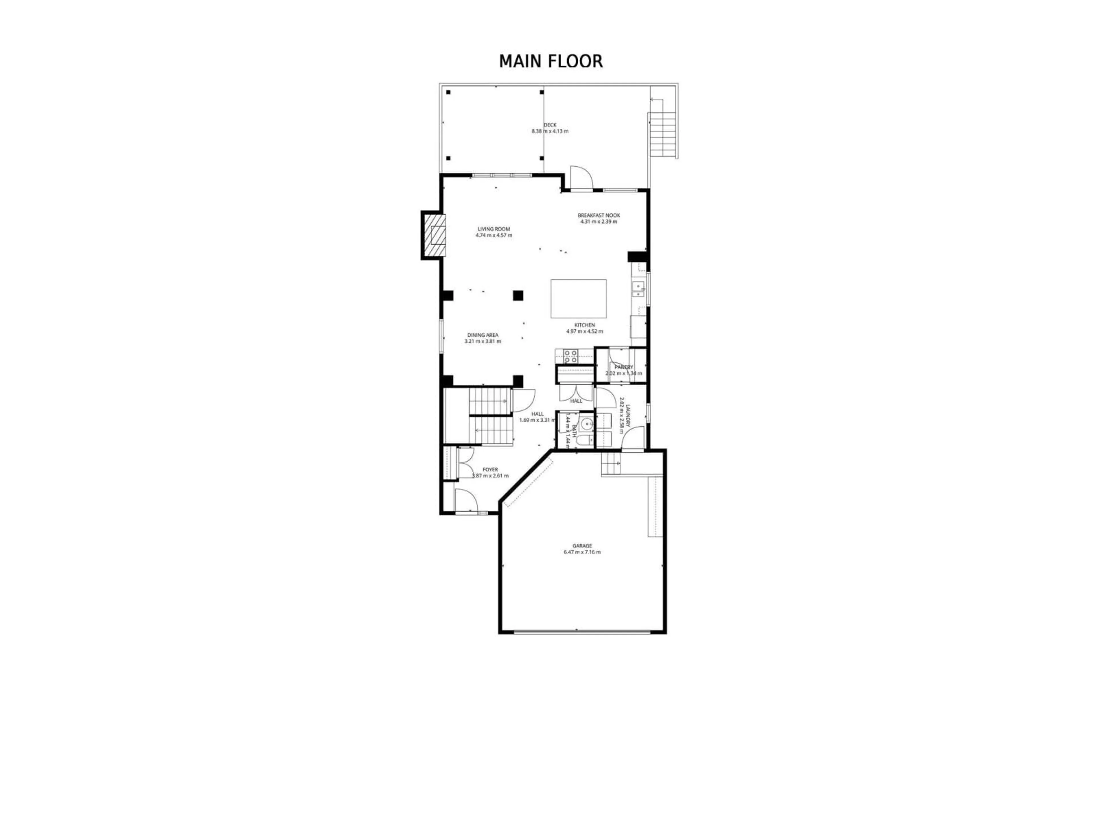 Floor plan for 3353 HILTON CR, Edmonton Alberta T6M0N5