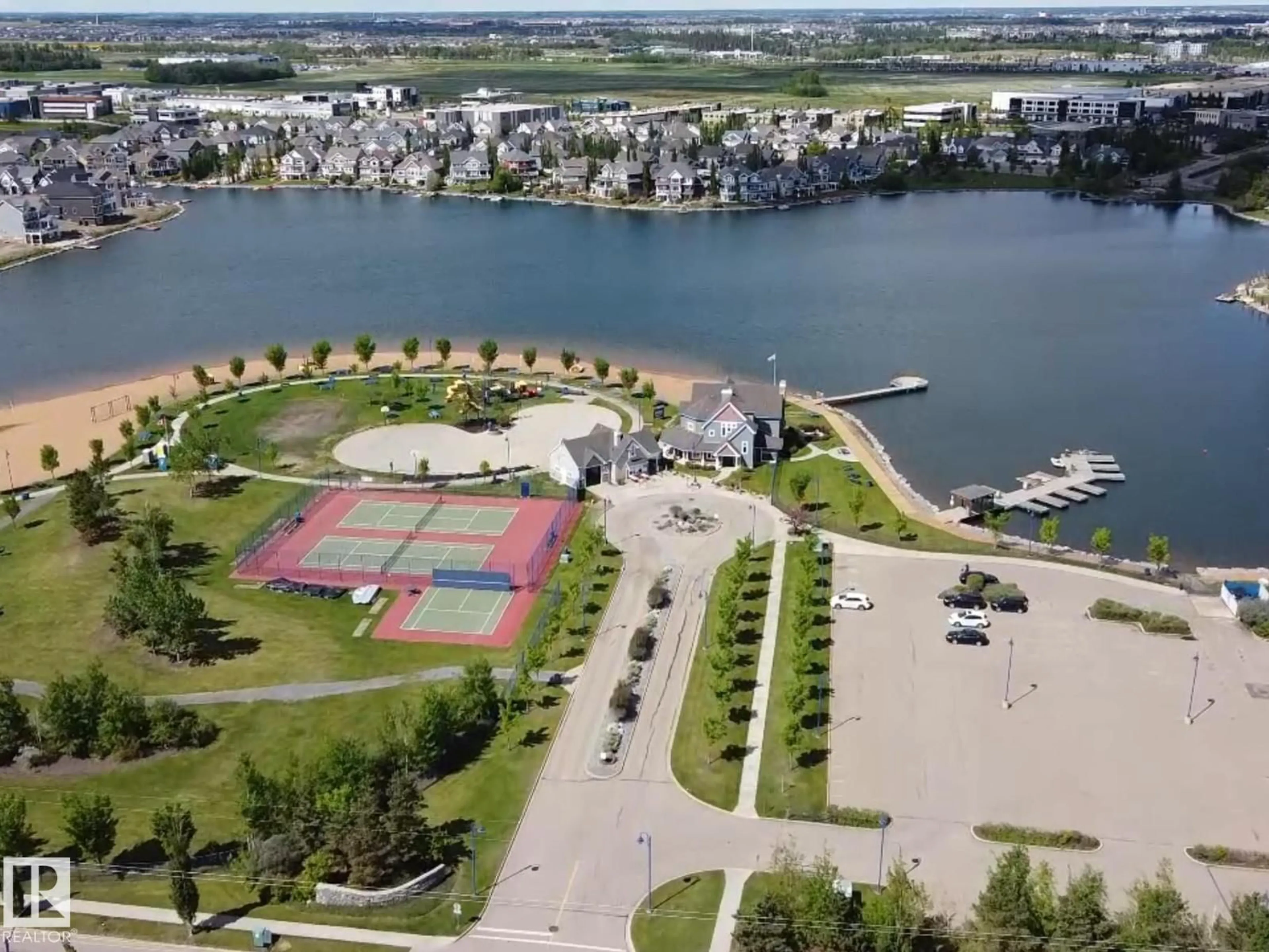 A pic from outside/outdoor area/front of a property/back of a property/a pic from drone, water/lake/river/ocean view for 7912 10 AV, Edmonton Alberta T6X1E7