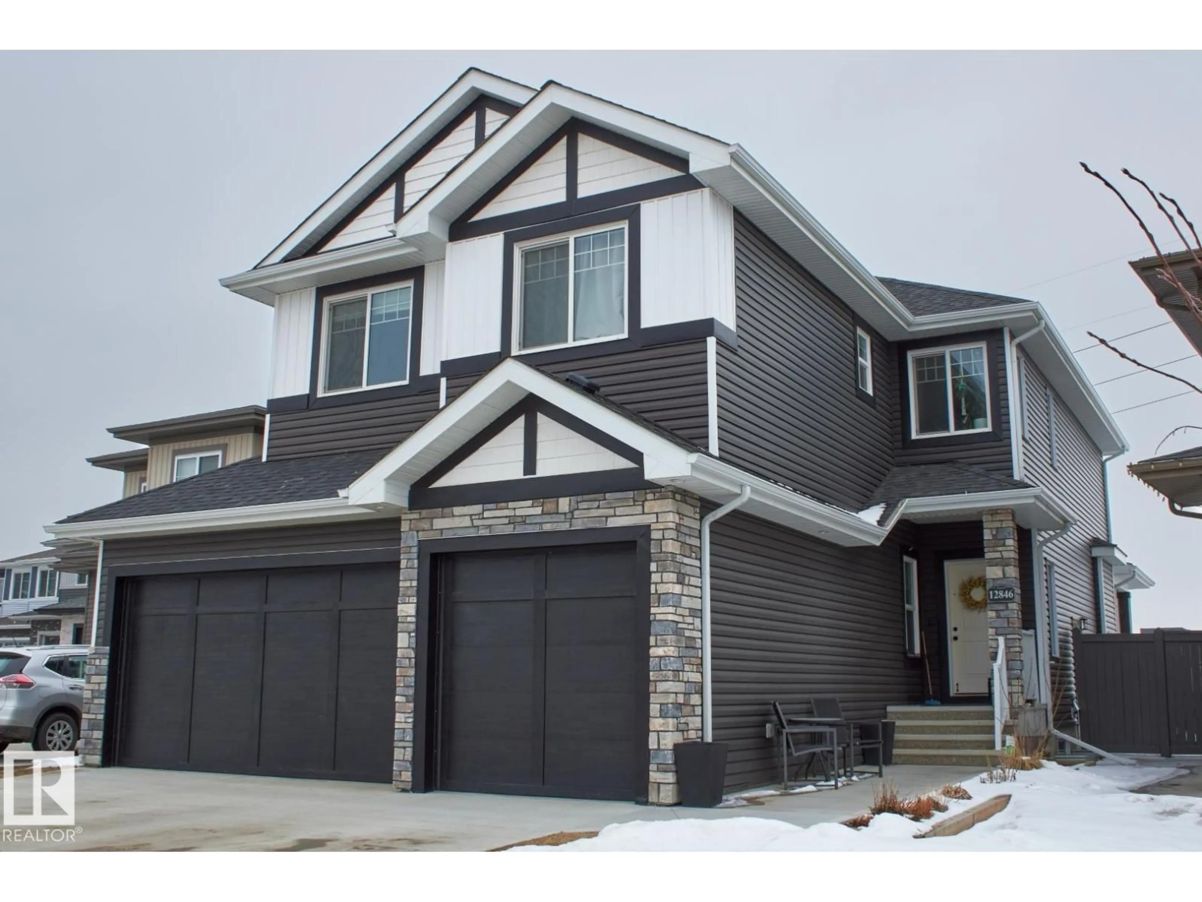 Home with vinyl exterior material, street for NW - 12846 204 ST, Edmonton Alberta T5S0G1