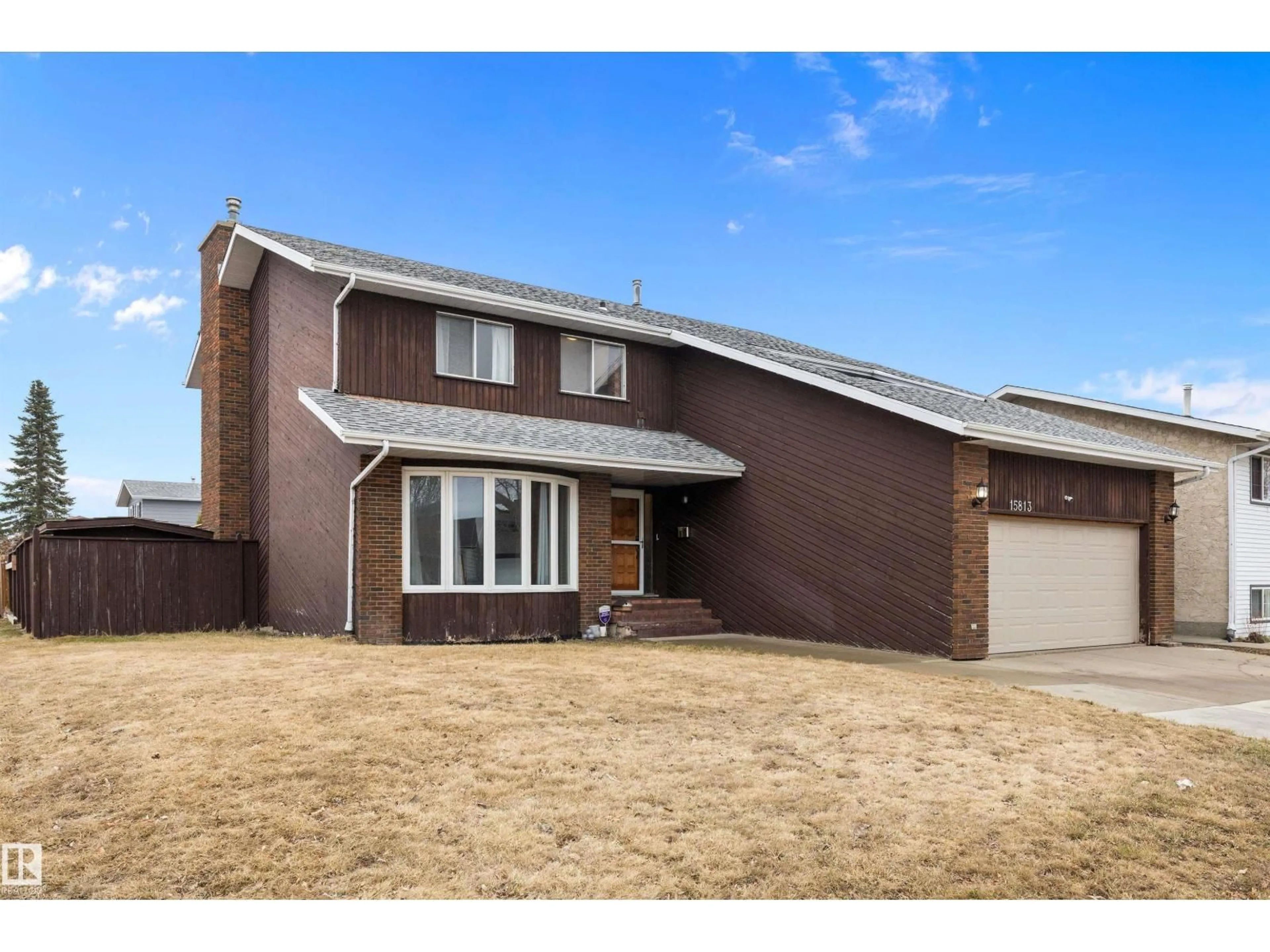 Home with brick exterior material, street for NW - 15813 100 ST, Edmonton Alberta T5X4E2