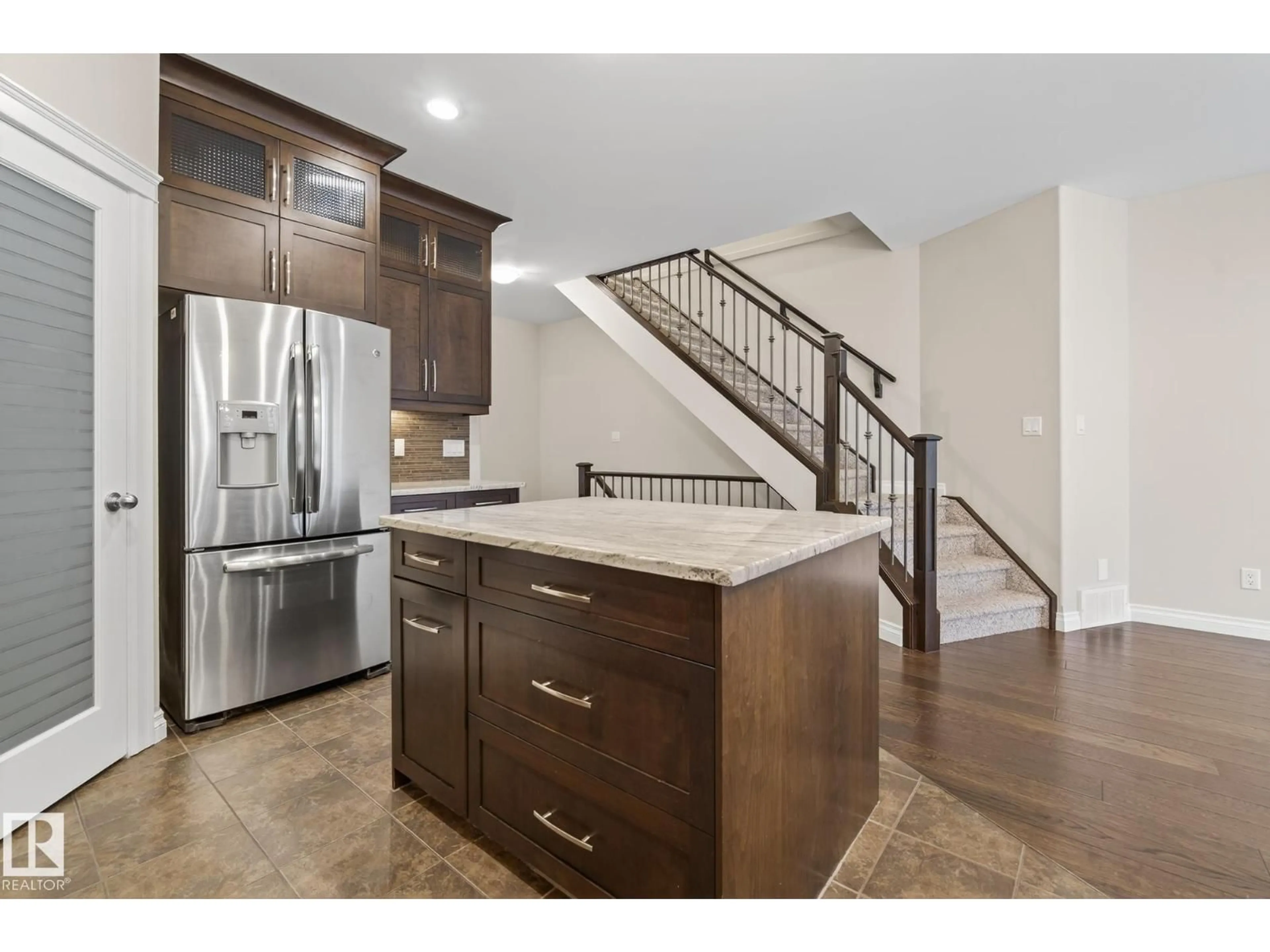 Open concept kitchen, unknown for 11106 76 AV, Edmonton Alberta T6G0J8