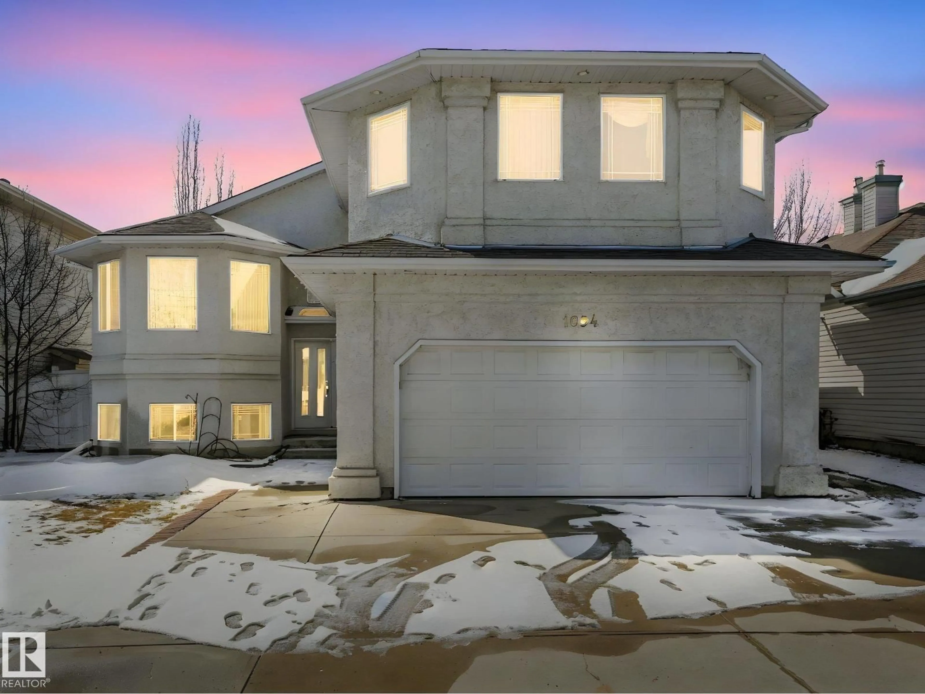 Home with vinyl exterior material, street for 1054 ORMSBY CR, Edmonton Alberta T5T6J5