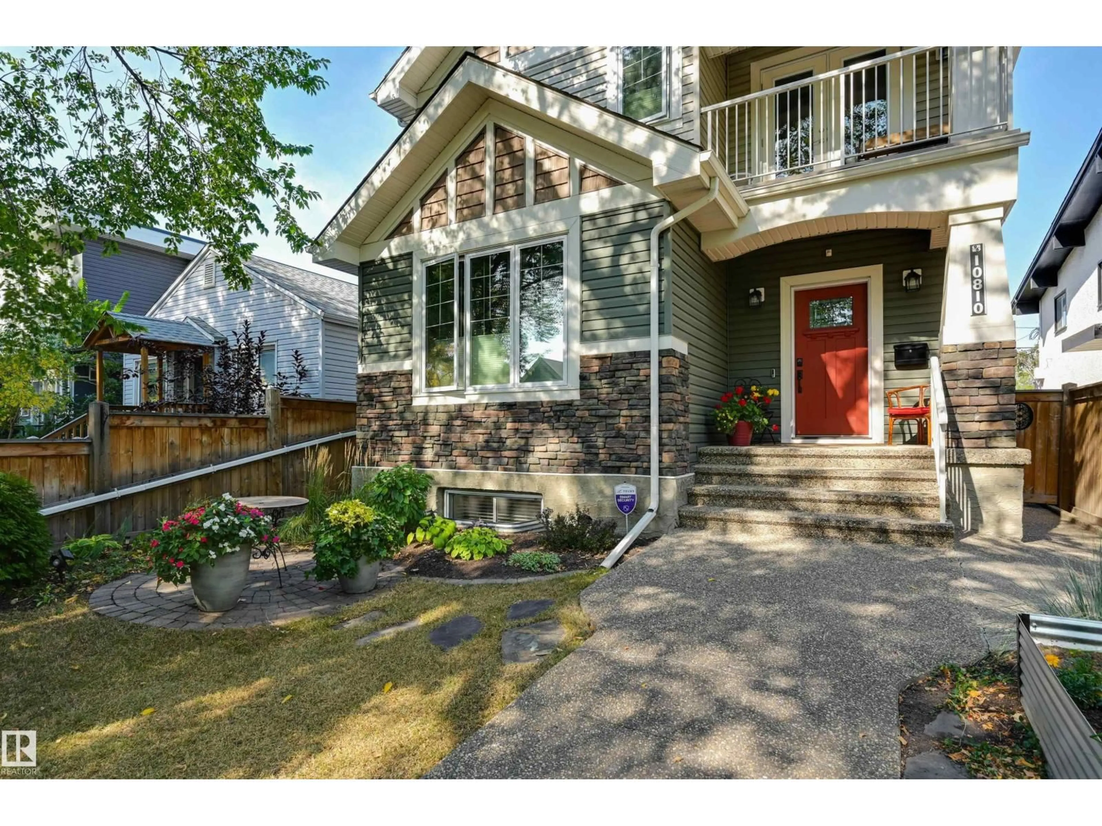 Home with brick exterior material, street for 10810 74 AV, Edmonton Alberta T6E1G9