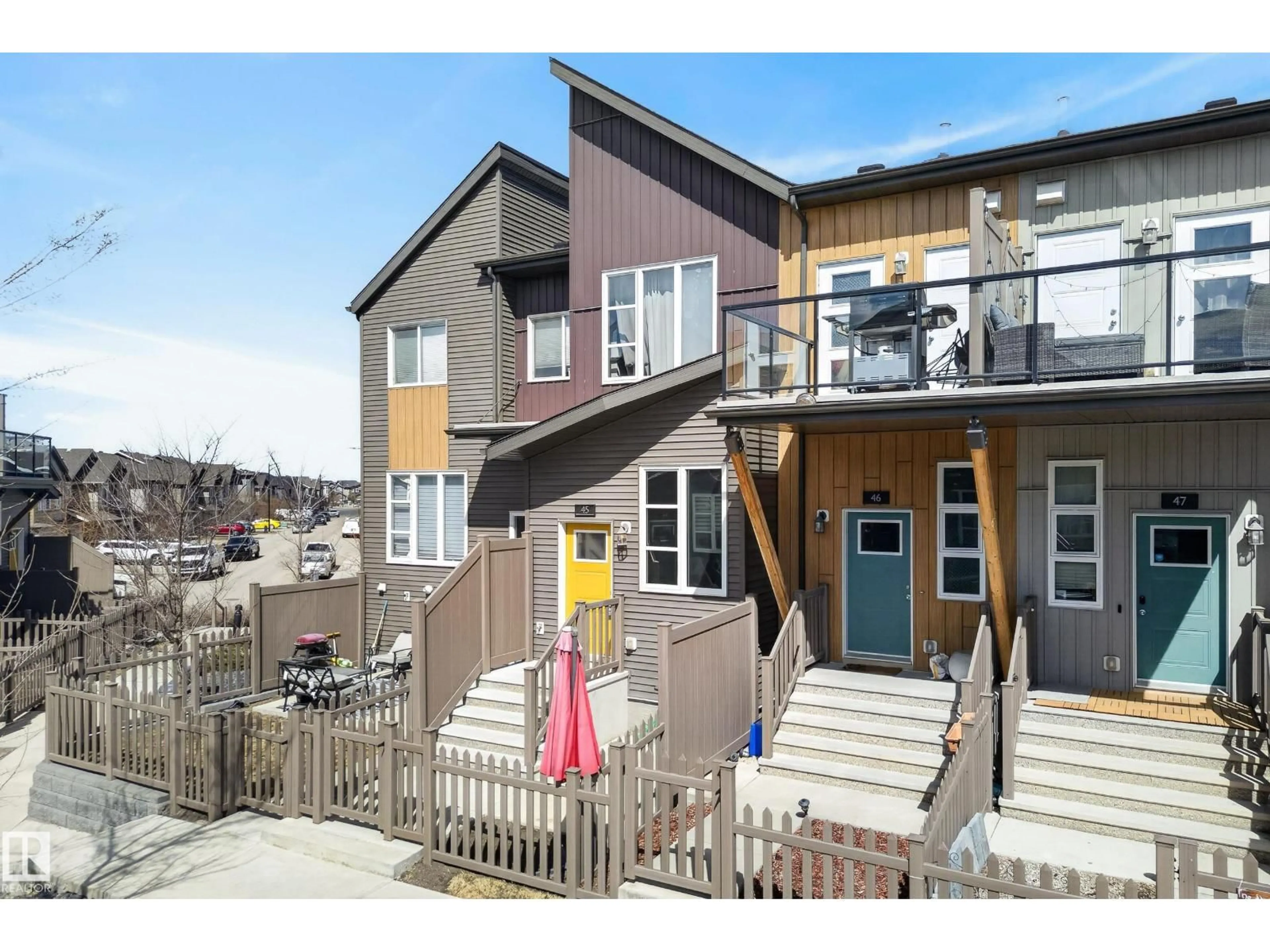 Home with vinyl exterior material, street for #45 - 4470 PROWSE RD, Edmonton Alberta T6W3R5