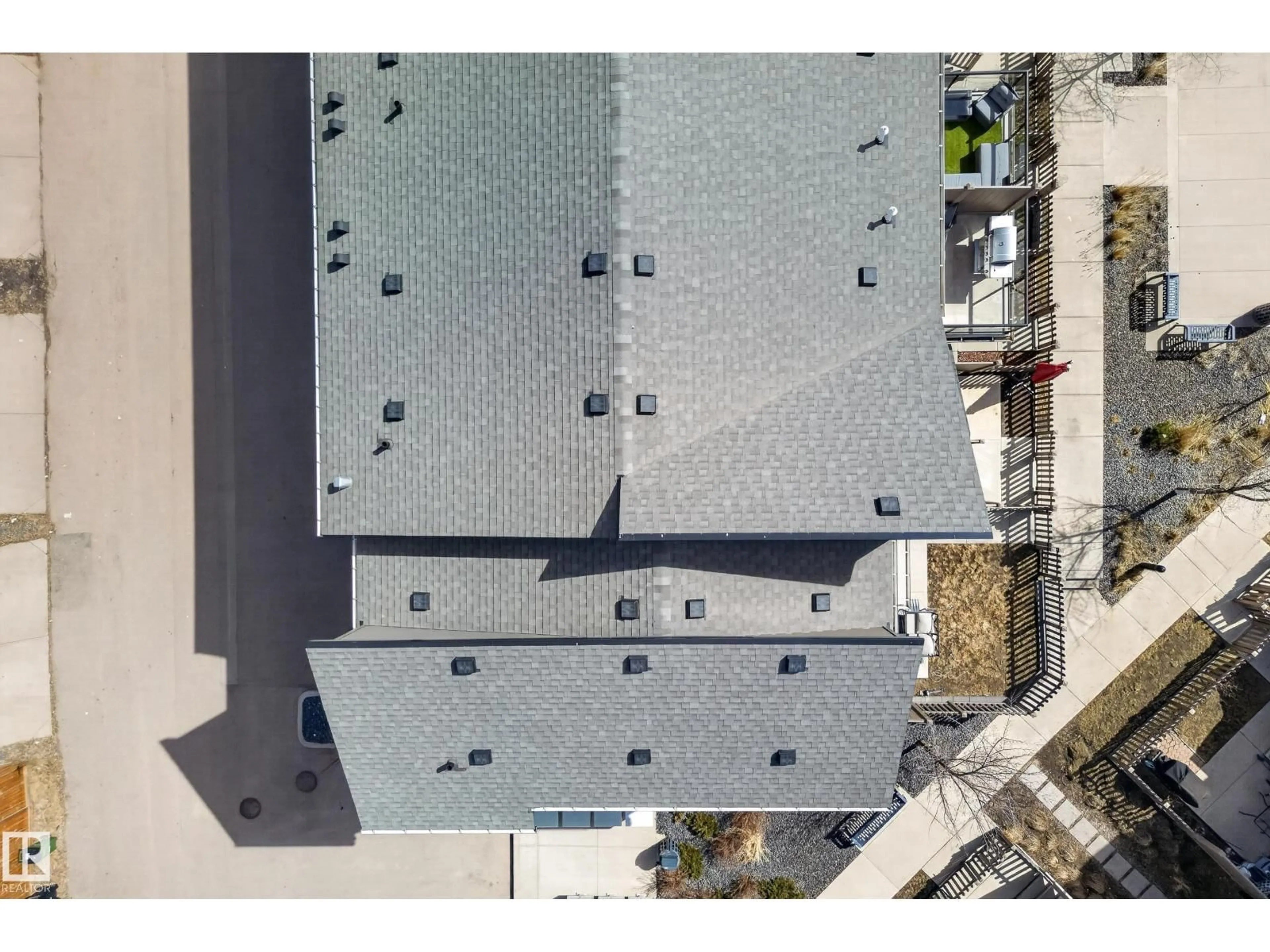 A pic from outside/outdoor area/front of a property/back of a property/a pic from drone, building for #45 - 4470 PROWSE RD, Edmonton Alberta T6W3R5