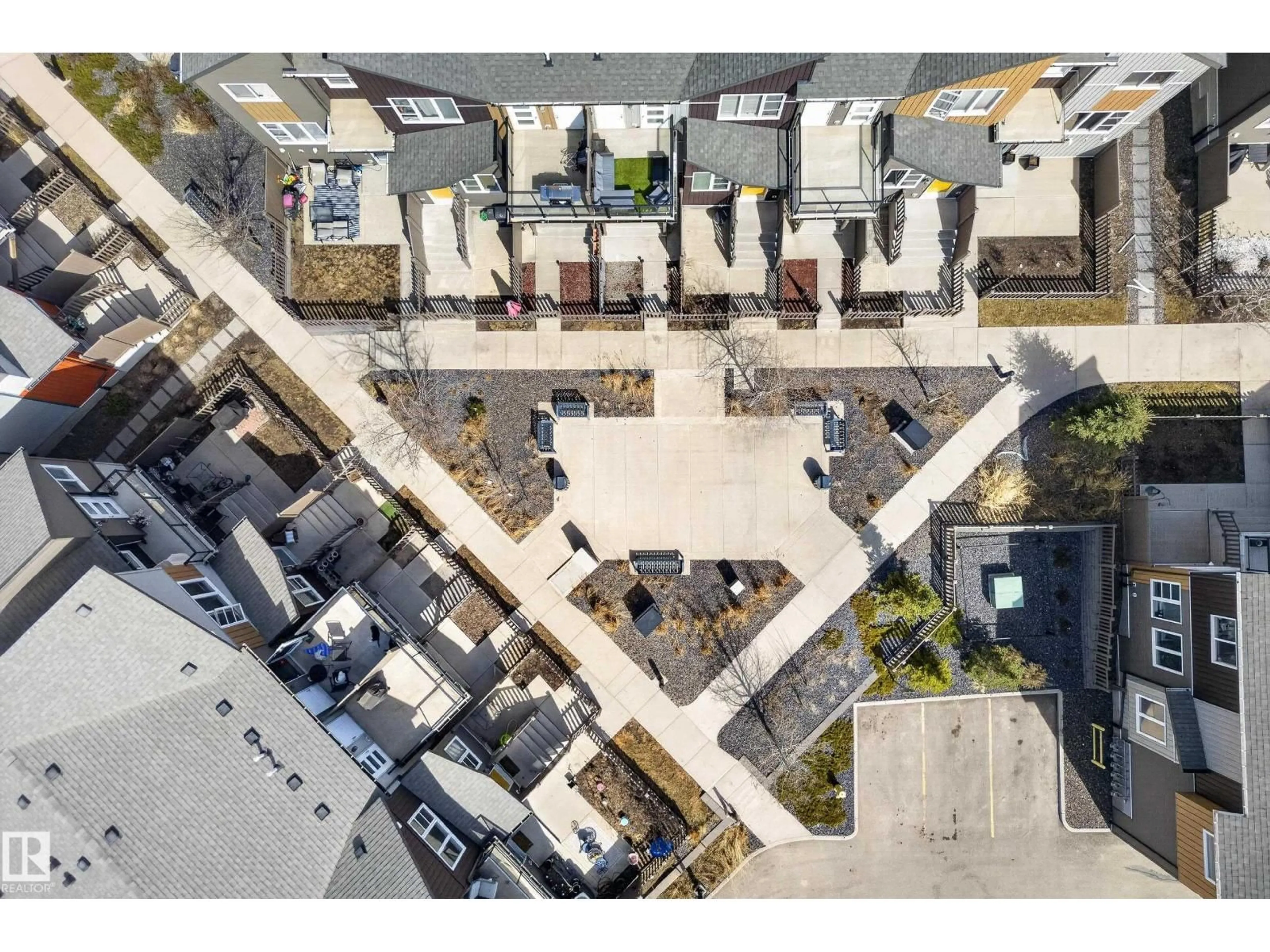 A pic from outside/outdoor area/front of a property/back of a property/a pic from drone, street for #45 - 4470 PROWSE RD, Edmonton Alberta T6W3R5