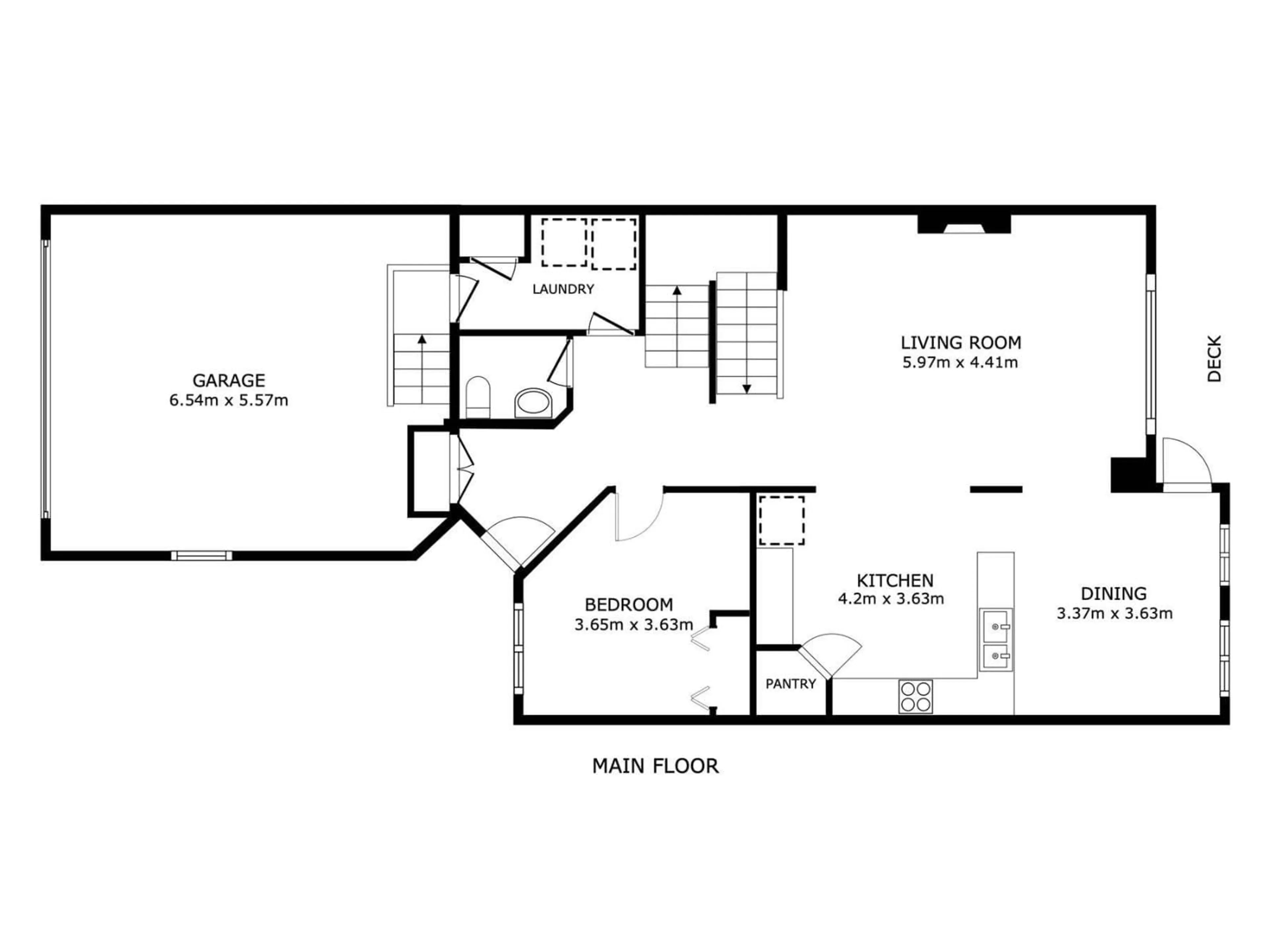Floor plan for 7426 GETTY WY, Edmonton Alberta T5T4T4