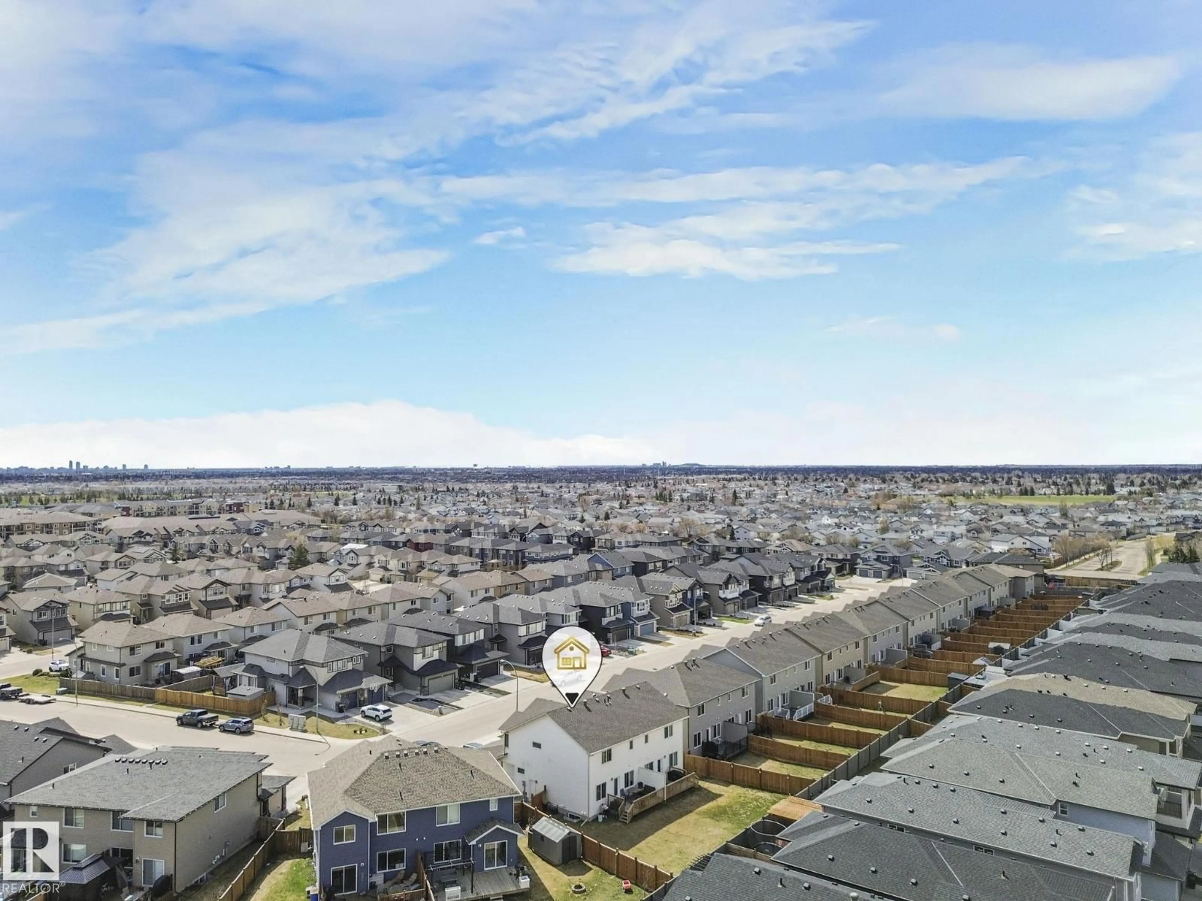 A pic from outside/outdoor area/front of a property/back of a property/a pic from drone, unknown for 7808 174 AV, Edmonton Alberta T5Z0P1