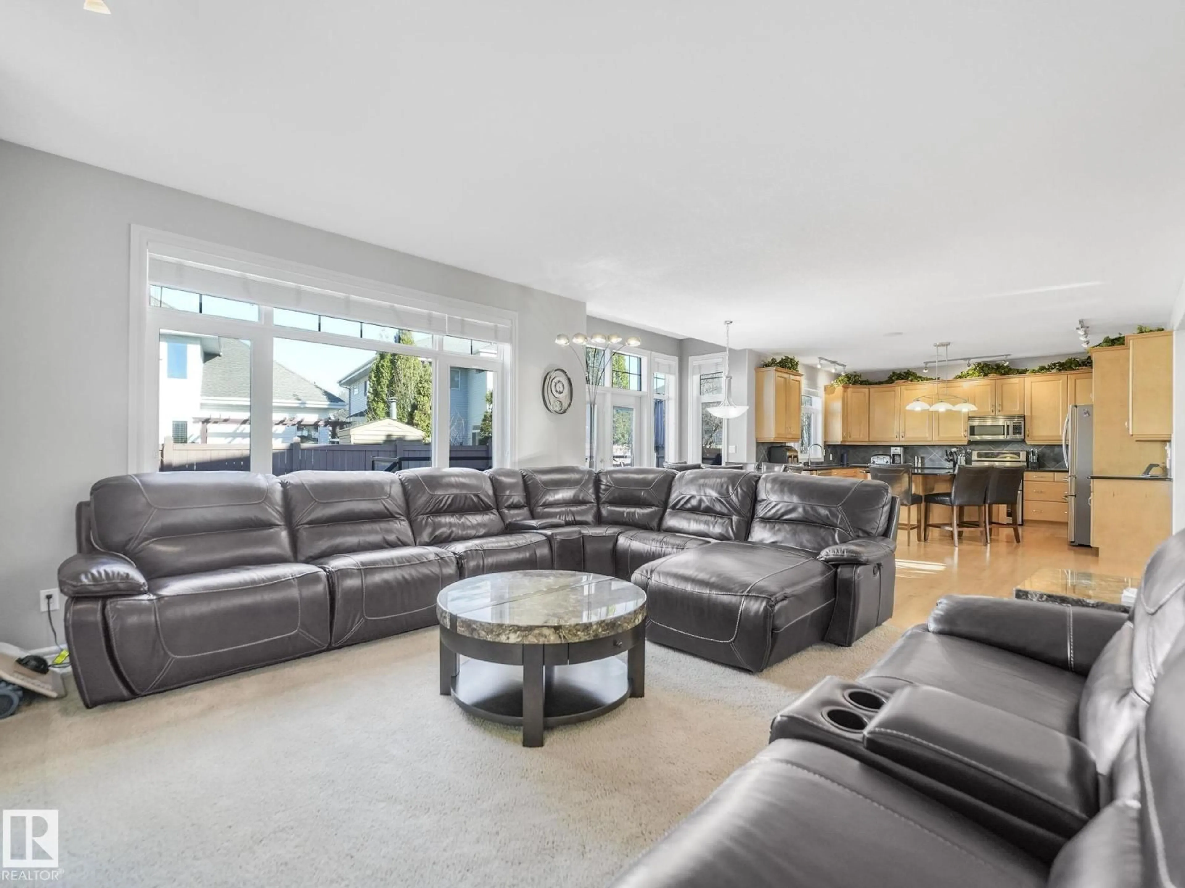 Living room with furniture, unknown for 707 HOLLINGS WORTH GREEN NW, Edmonton Alberta T6R3G7