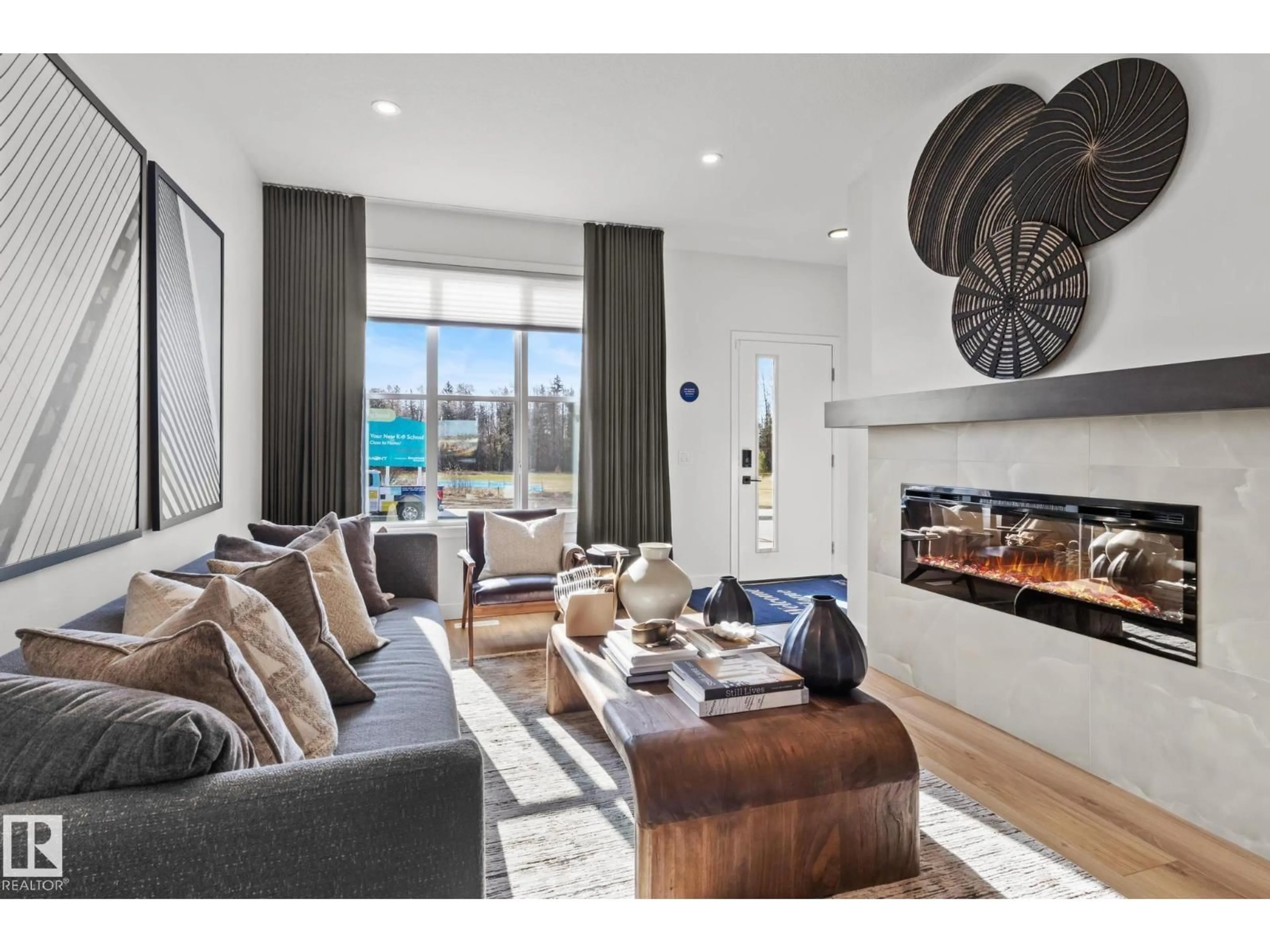 Living room with furniture, unknown for SW - 12532 35 AV, Edmonton Alberta T6W1R6