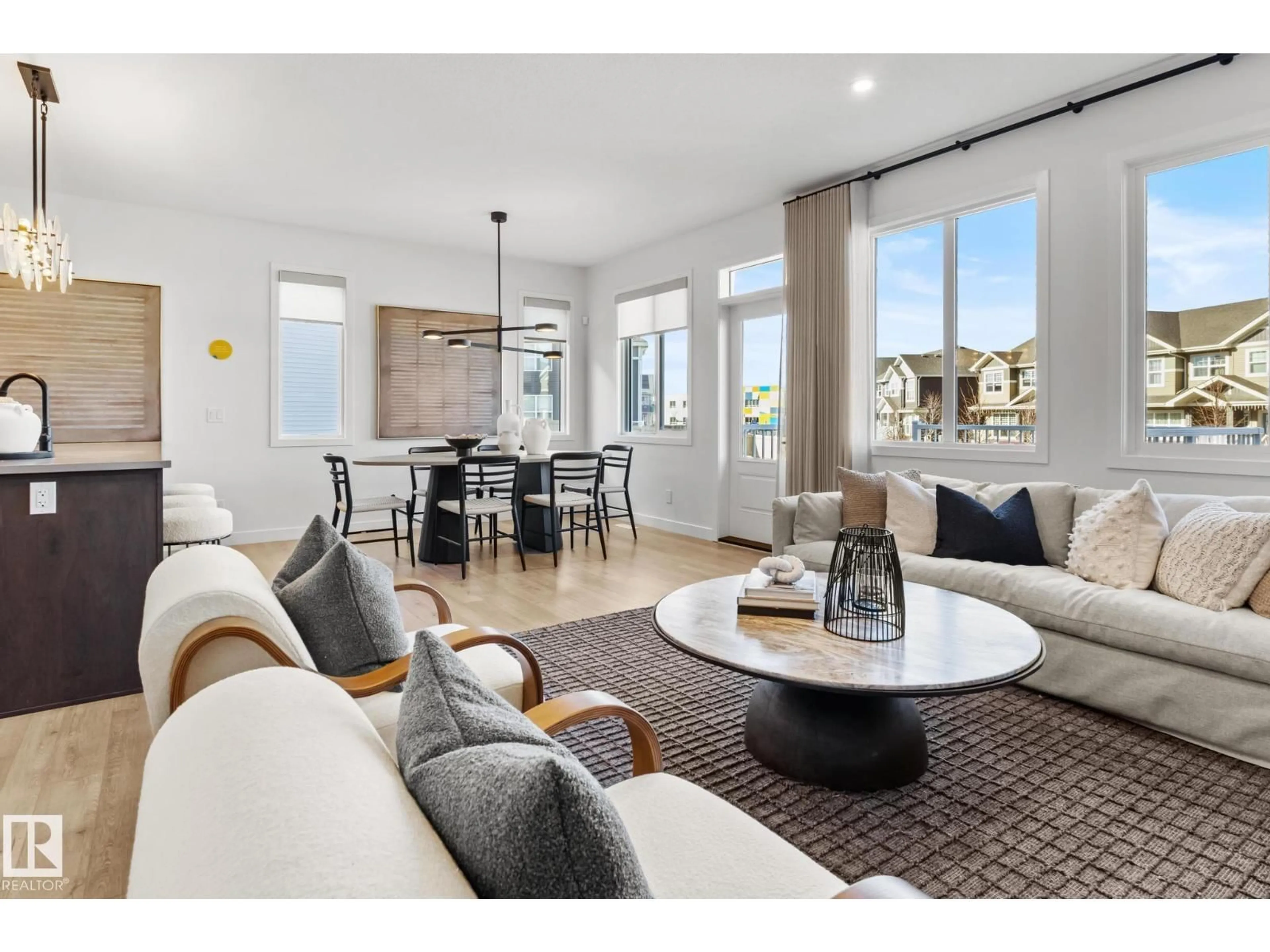 Living room with furniture, unknown for SW - 3408 126 ST, Edmonton Alberta T6W1R6