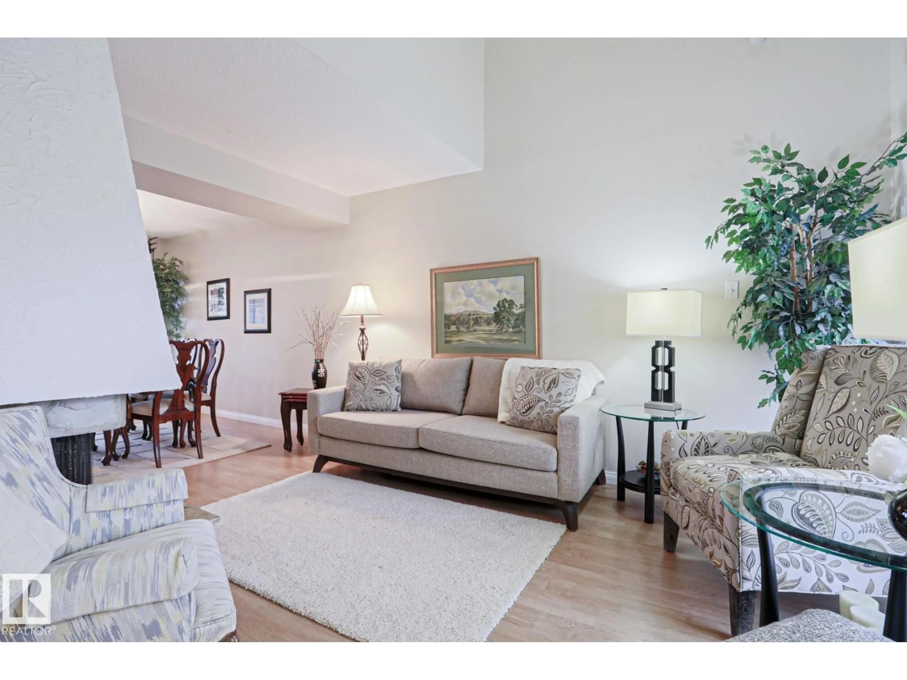 Living room with furniture, unknown for 12 2020 105 ST NW, Edmonton Alberta T6J5J2