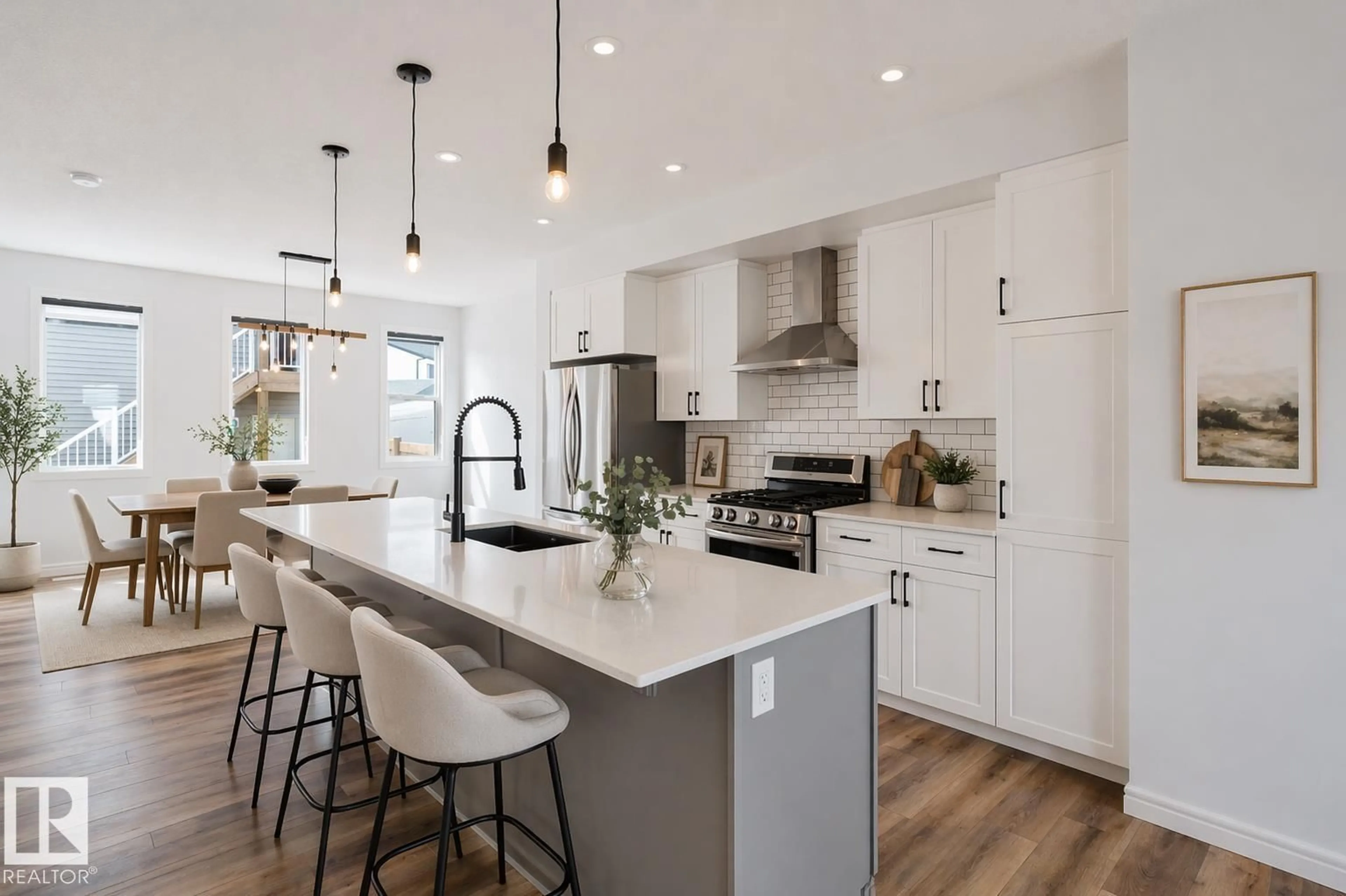 Open concept kitchen, unknown for 2624 192 ST, Edmonton Alberta T6M1L2