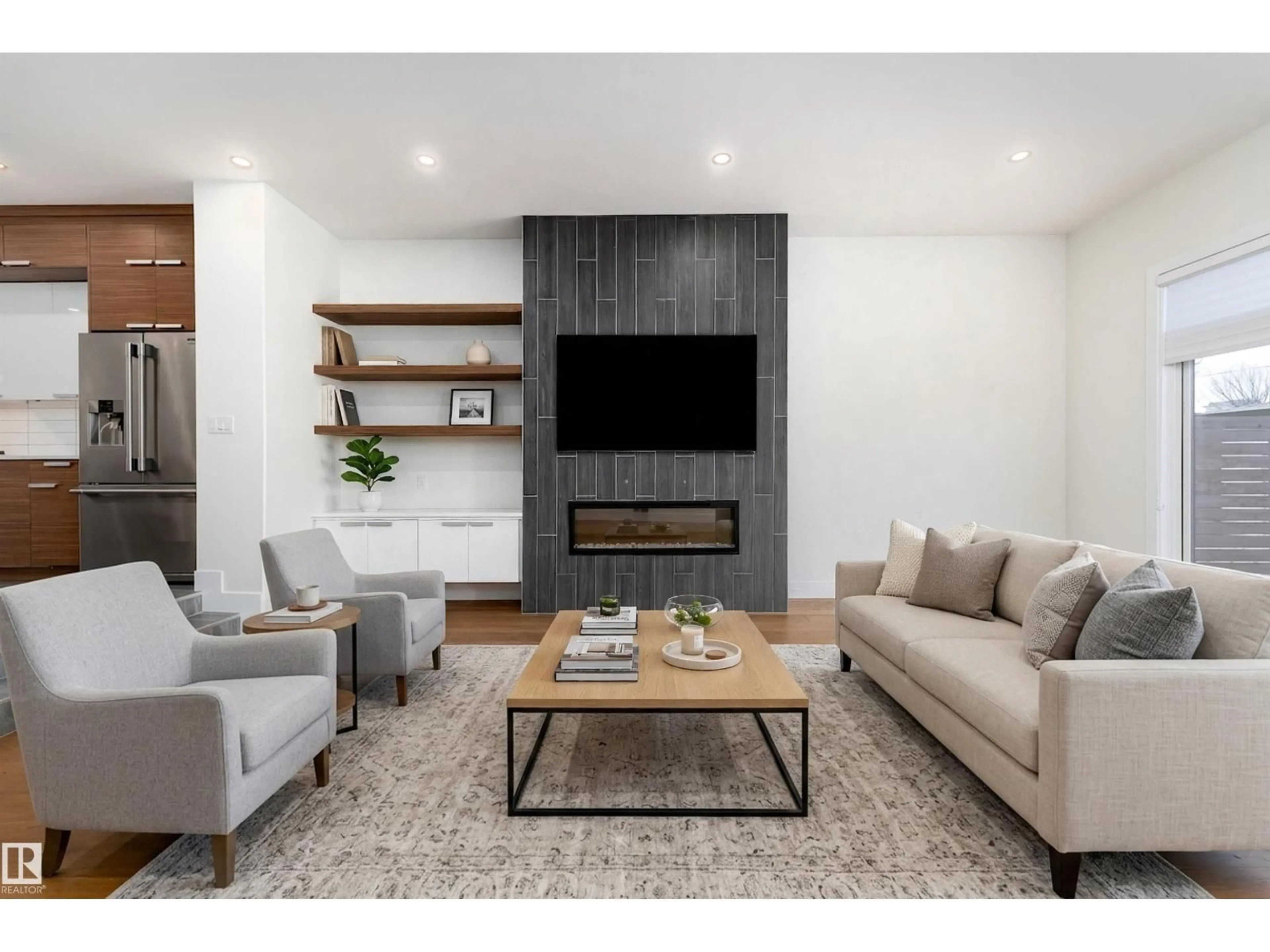 Living room with furniture, unknown for NW - 10508 136 ST, Edmonton Alberta T5N2E9